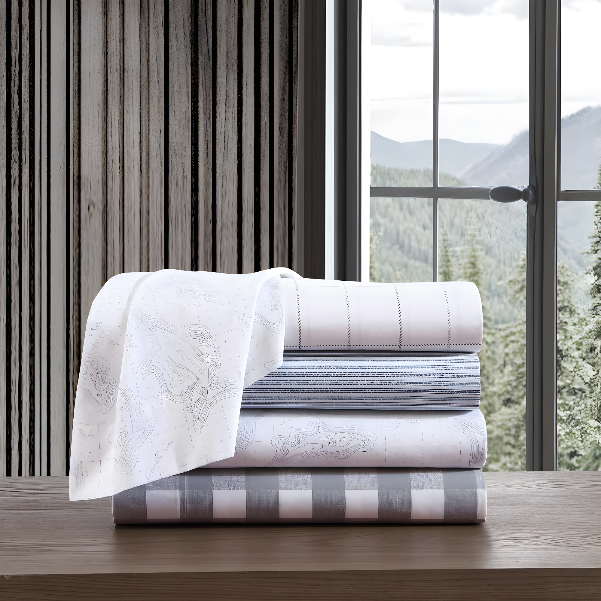 Eddie Bauer Printed Cotton Percale Sheet Sets