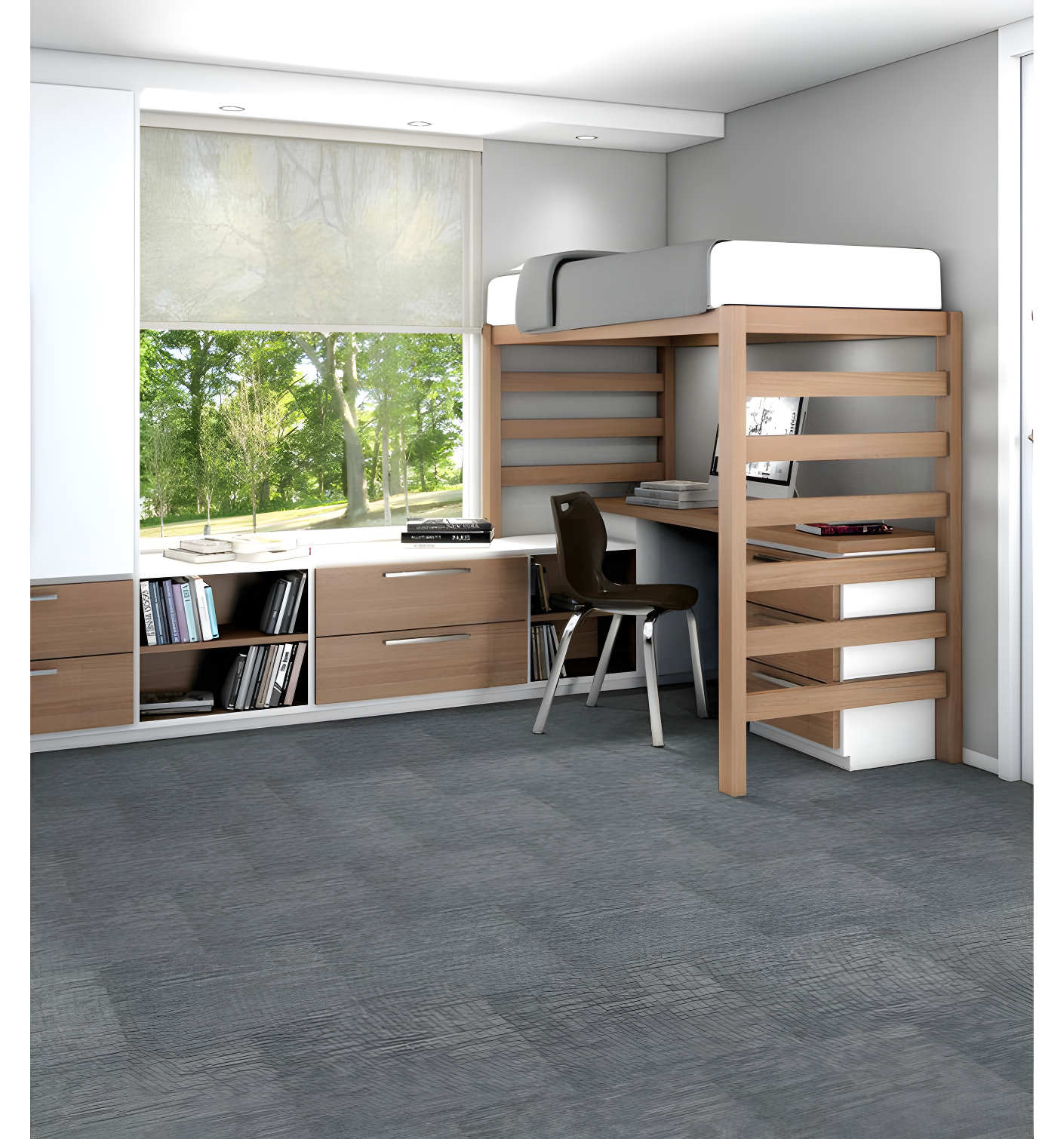 Shaw Apollo 24-in x 24-in Multi-Level Loop Adhesive Carpet Tile (48-sq ft)