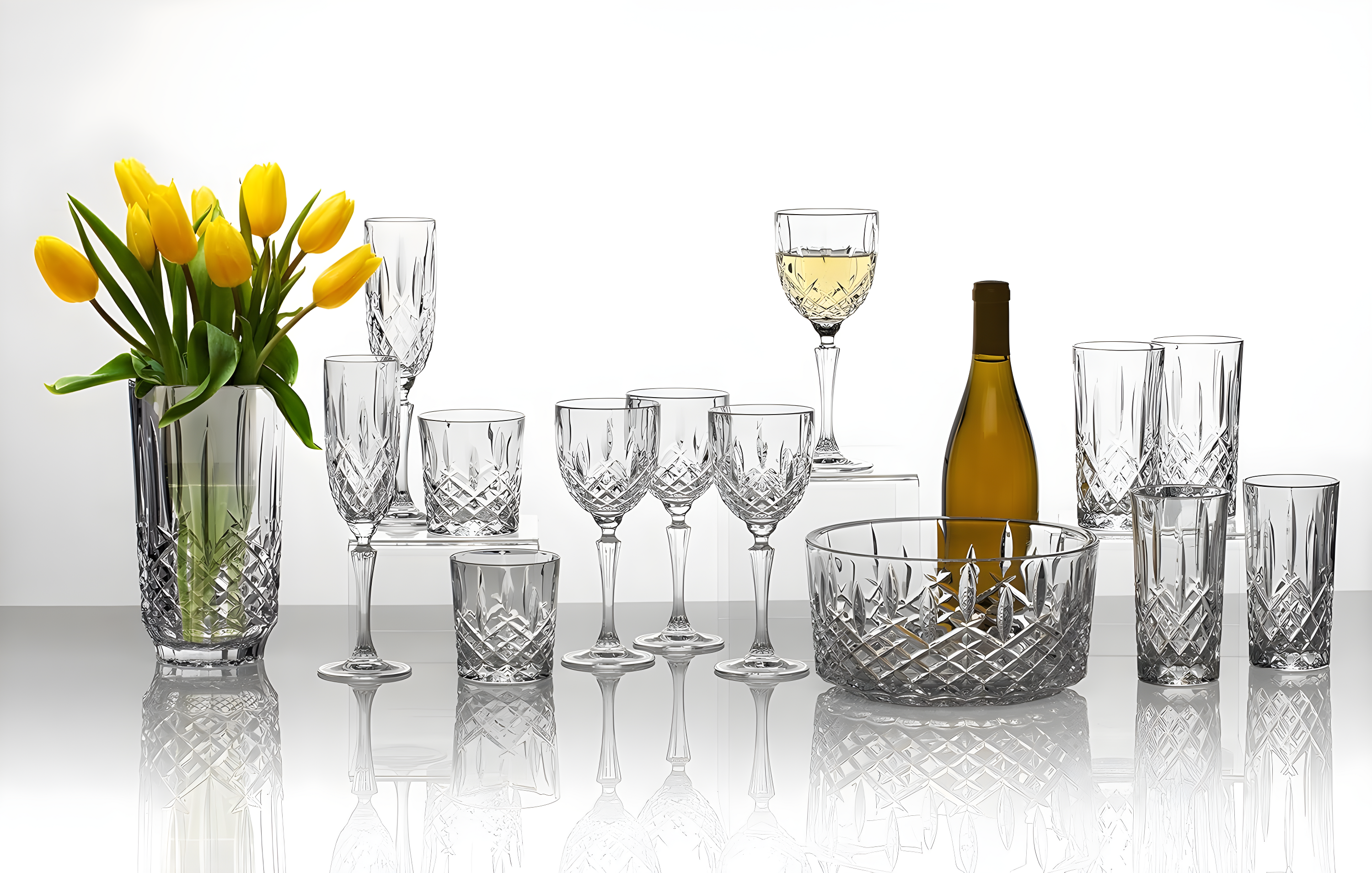 Marquis by Waterford Marquis by Waterford Markham 10.5 oz Wine Glass, 4-Piece Set (Set of 4)