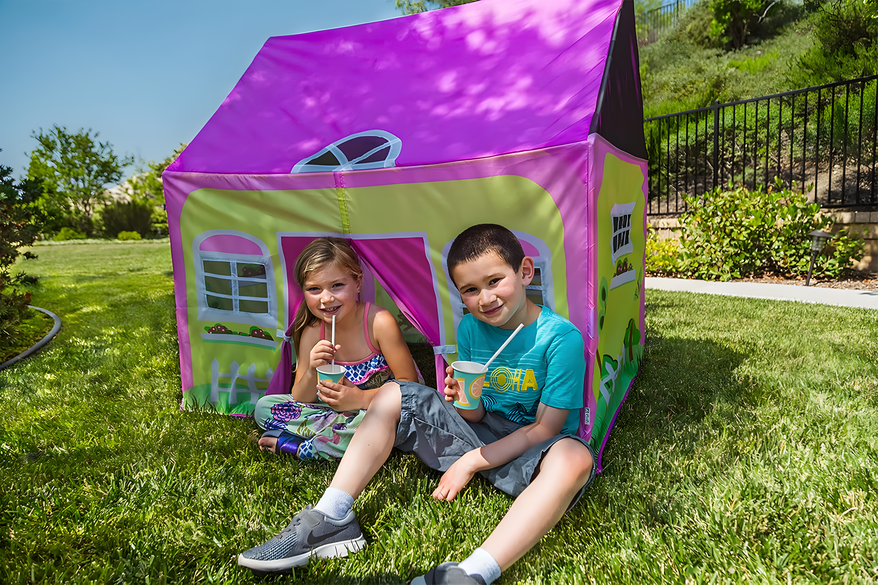 Pacific Play Tents Pacific Play Tents 50'' W x 40'' D Indoor / Outdoor Polyester Play Tent