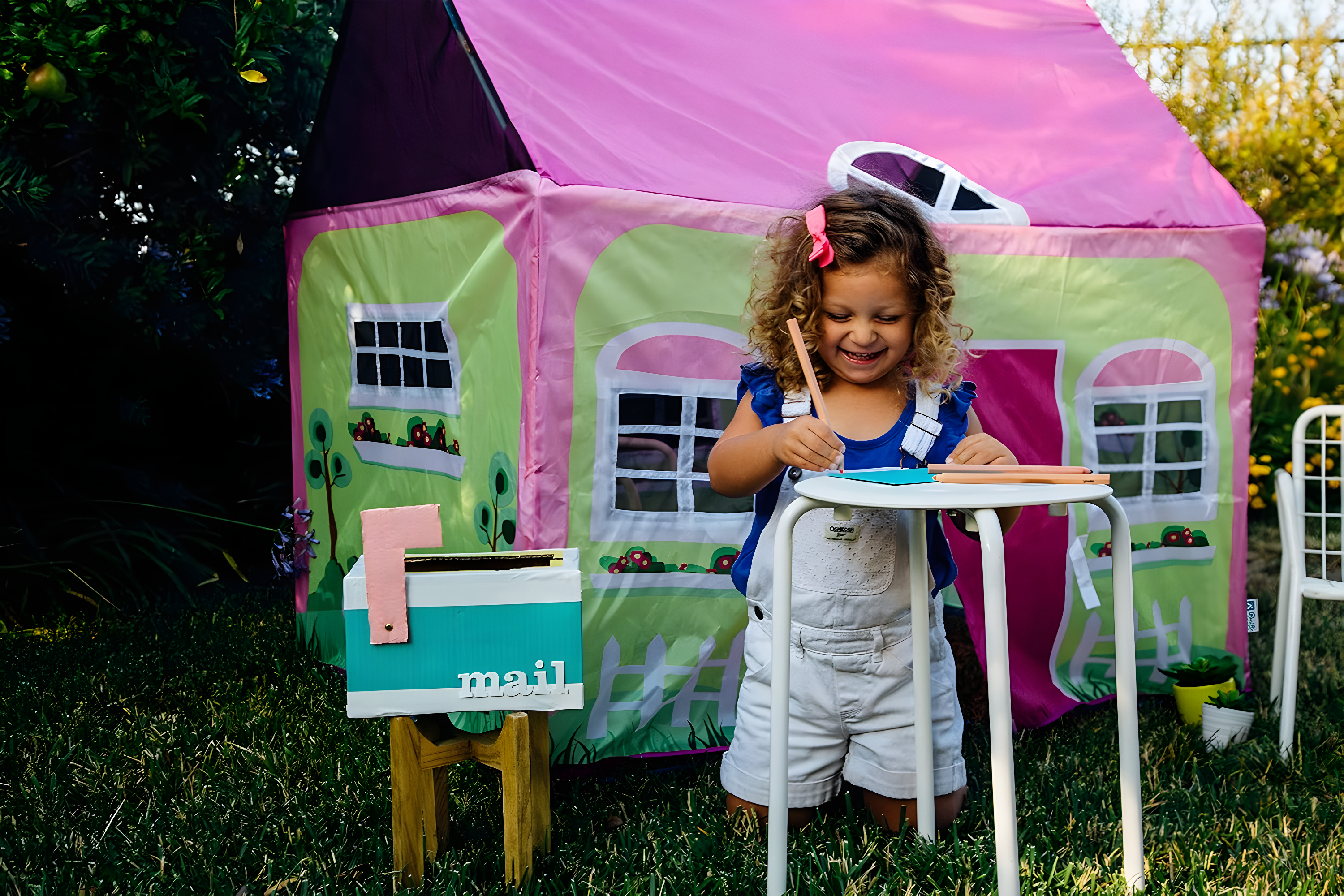 Pacific Play Tents Pacific Play Tents 50'' W x 40'' D Indoor / Outdoor Polyester Play Tent