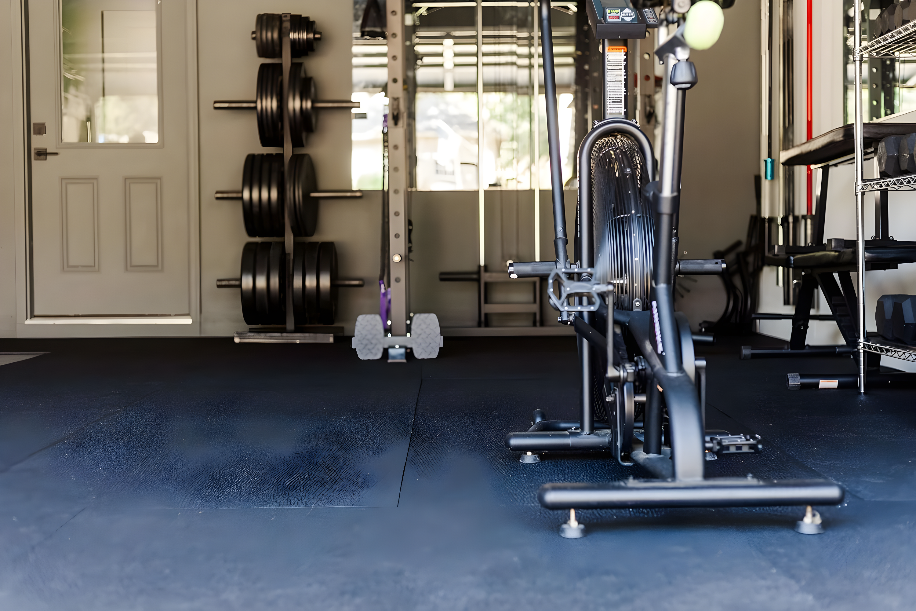 Mohawk Home Solid Multi Purpose 1/2" Non Skid Heavy Duty Rubber Gym Mat