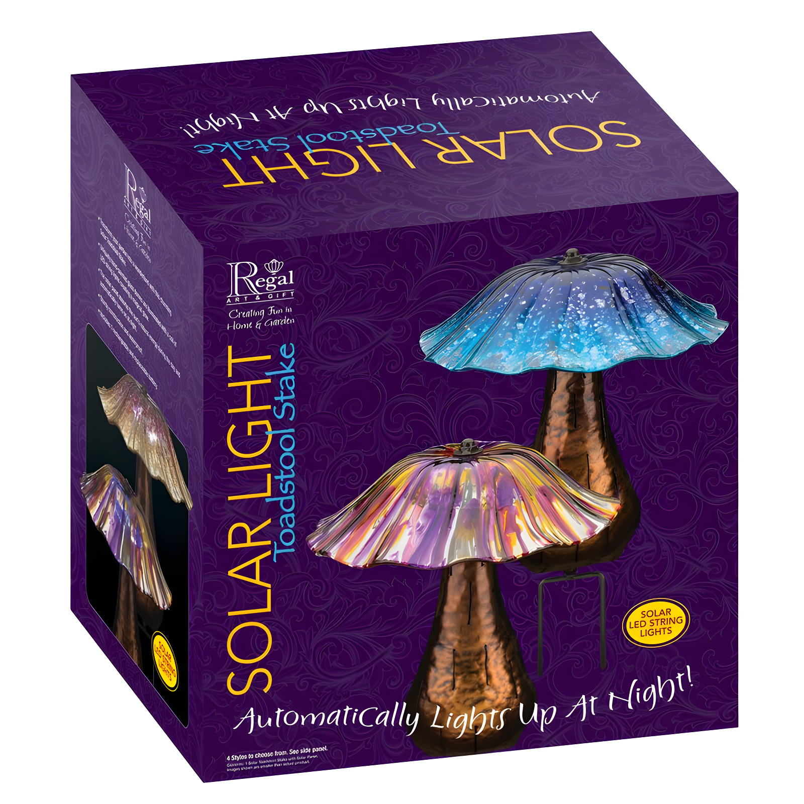 Regal Art & Gift Solar Toadstool Stake