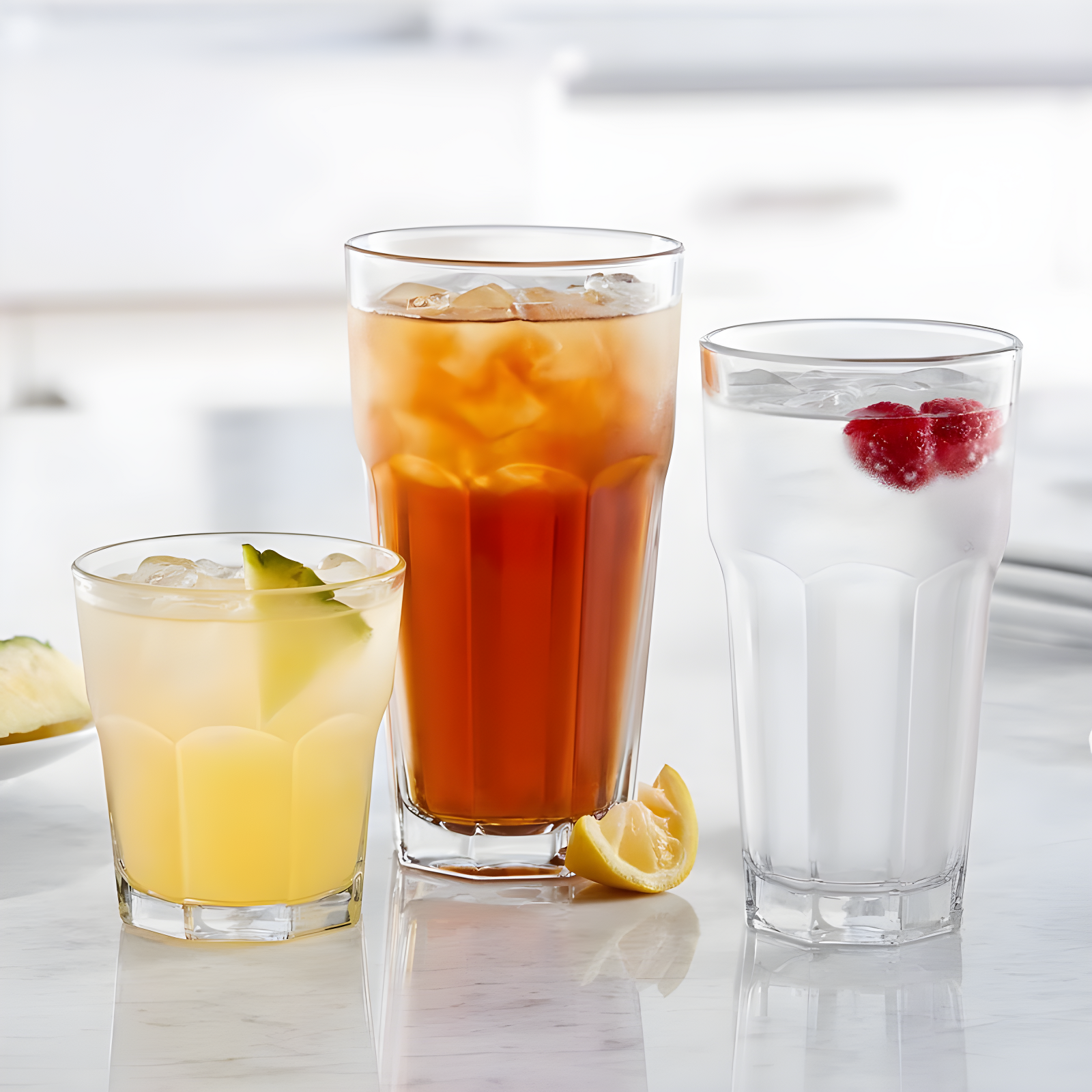 Libbey Gibraltar Tumbler Glasses, 16 ounce, Set of 12