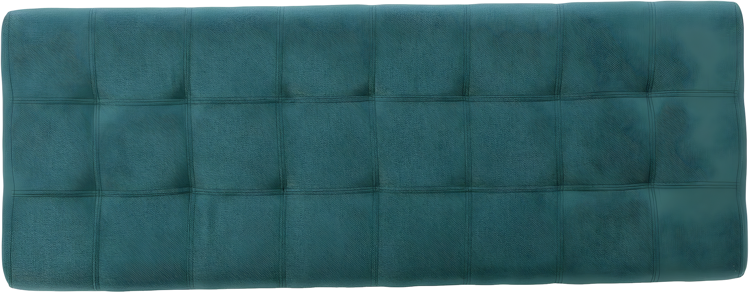 Mission Storage Ottoman - Dark Teal - Christopher Knight Home: Upholstered, Tufted Top, Rectangular Shape