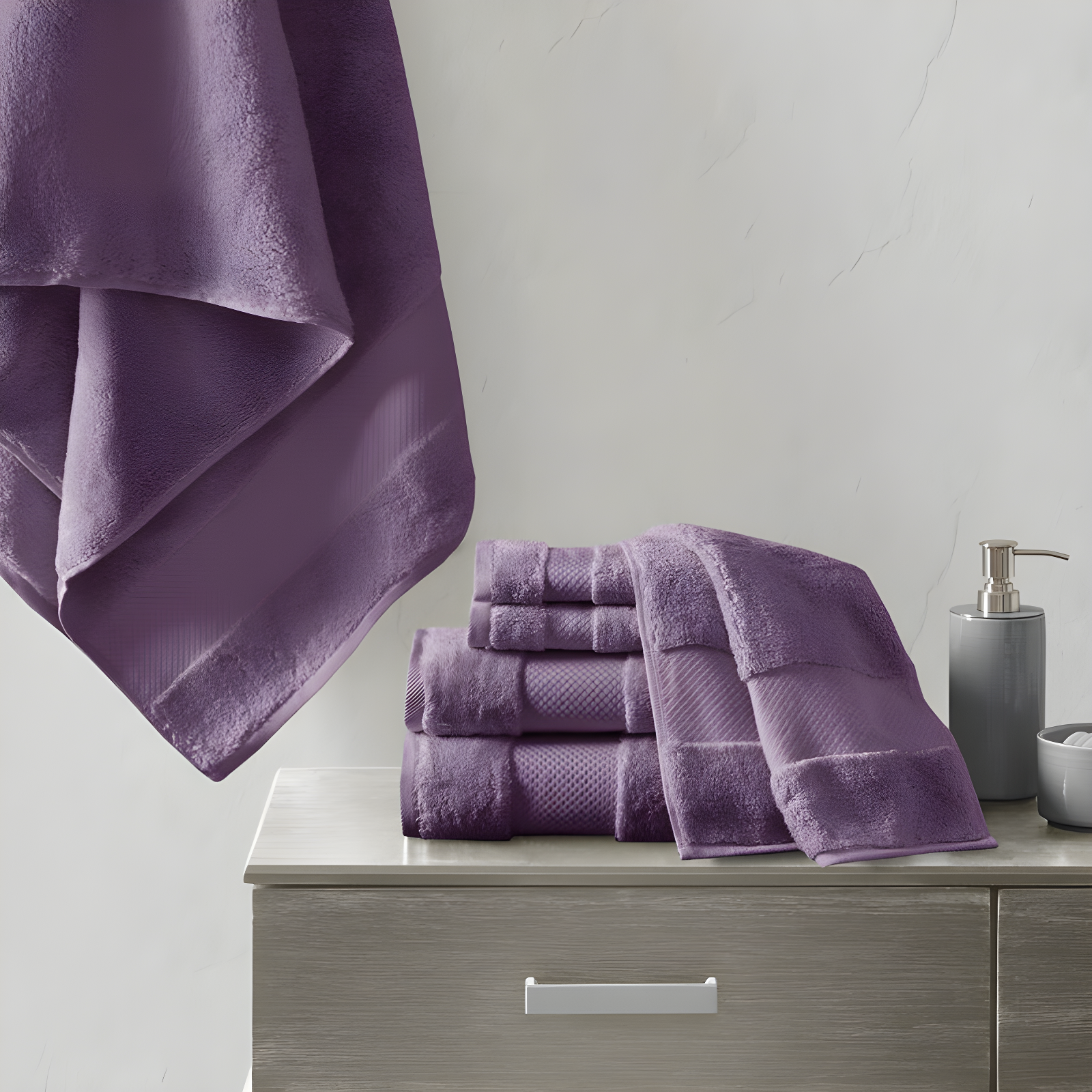 Turkish 100% Cotton Oversized Towel Set