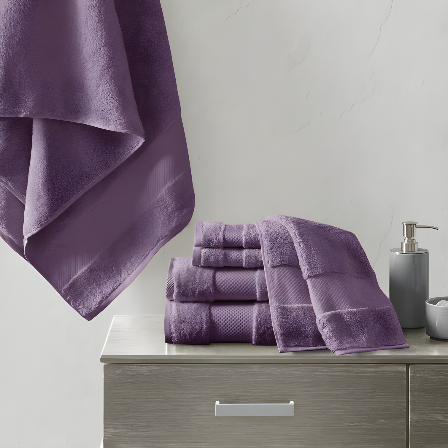 Turkish 100% Cotton Oversized Towel Set
