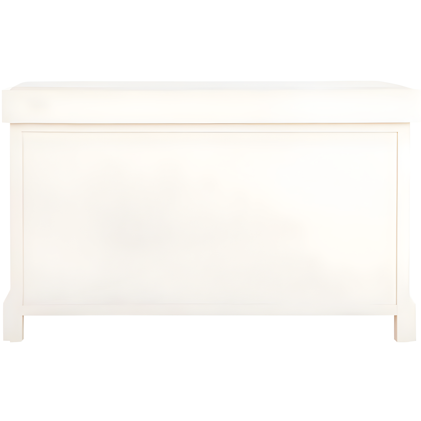 Freddy Wicker Storage Bench - AMH5736 - Vintage White - Safavieh