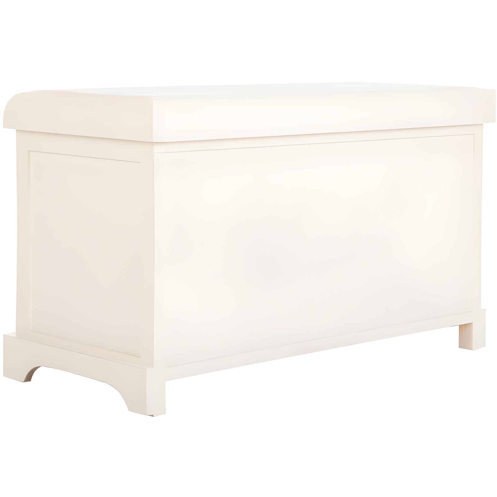 Freddy Wicker Storage Bench - AMH5736 - Vintage White - Safavieh