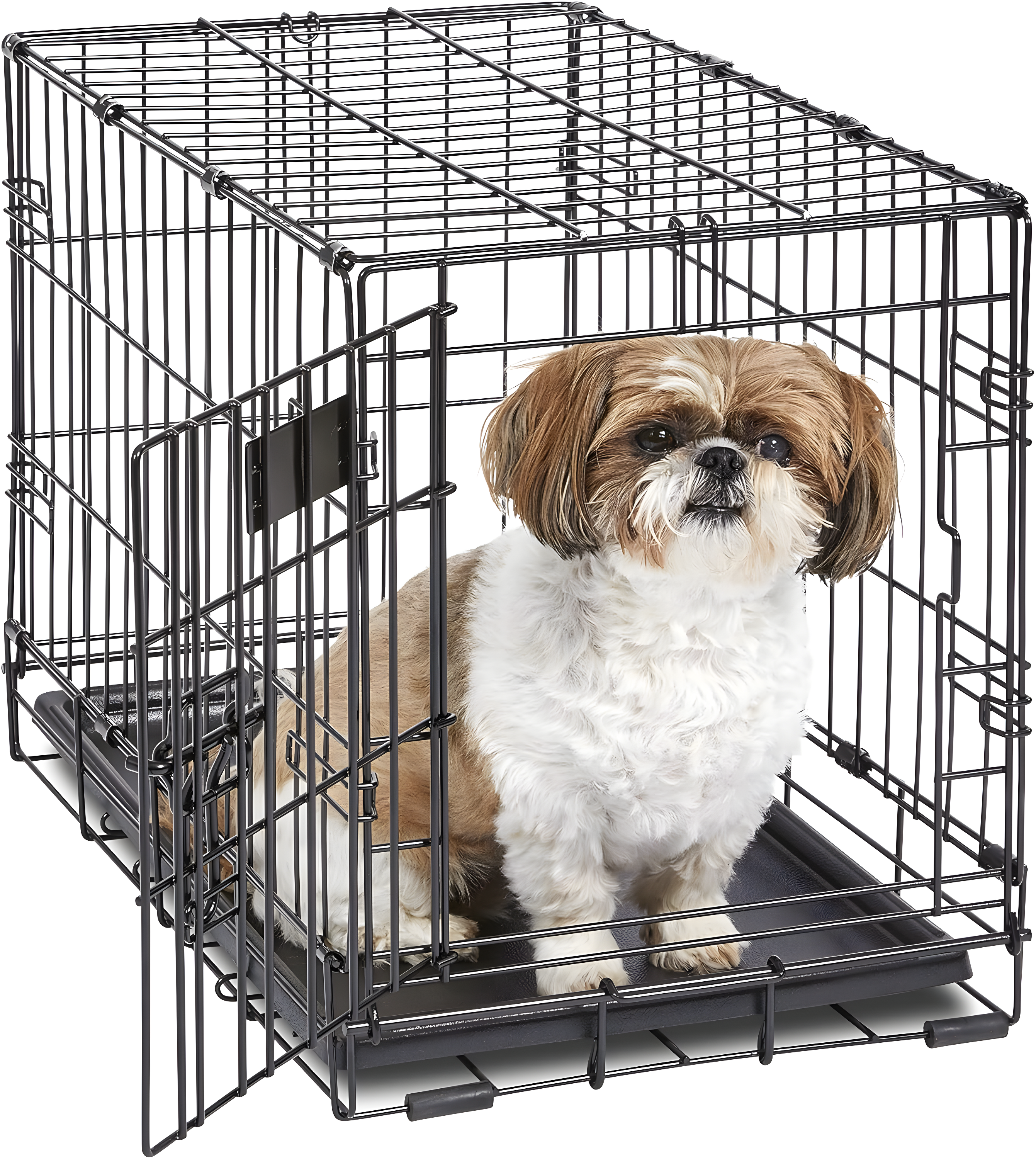 Midwest Homes For Pets MidWest Homes for Pets Newly Enhanced Single Door iCrate Dog Crate Includes Divider Panel