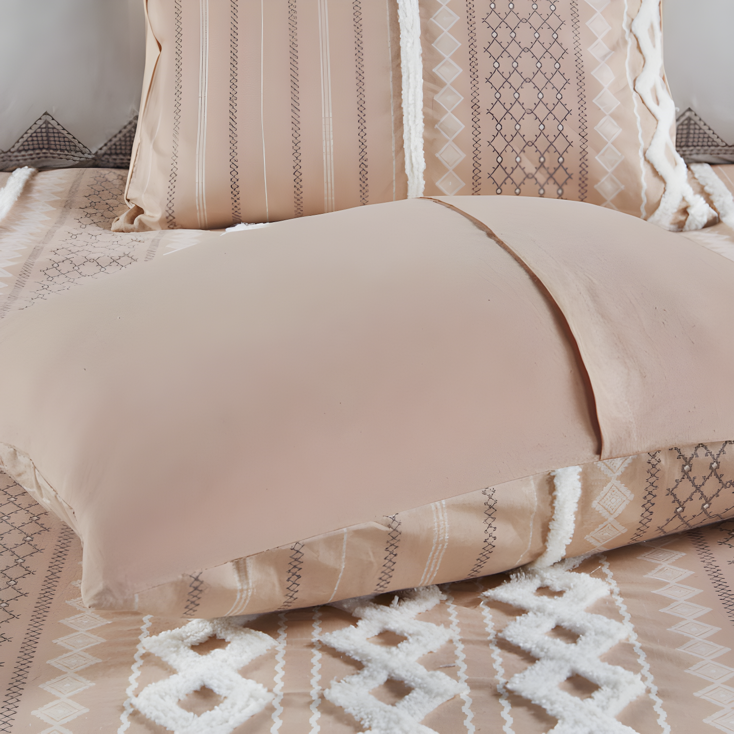 INK+IVY Imani Cotton Printed Duvet Cover Set