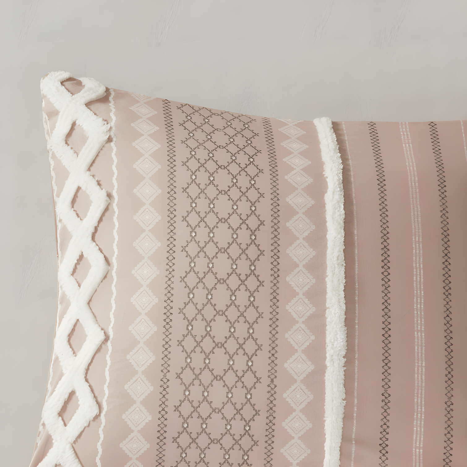 INK+IVY Imani Cotton Printed Duvet Cover Set