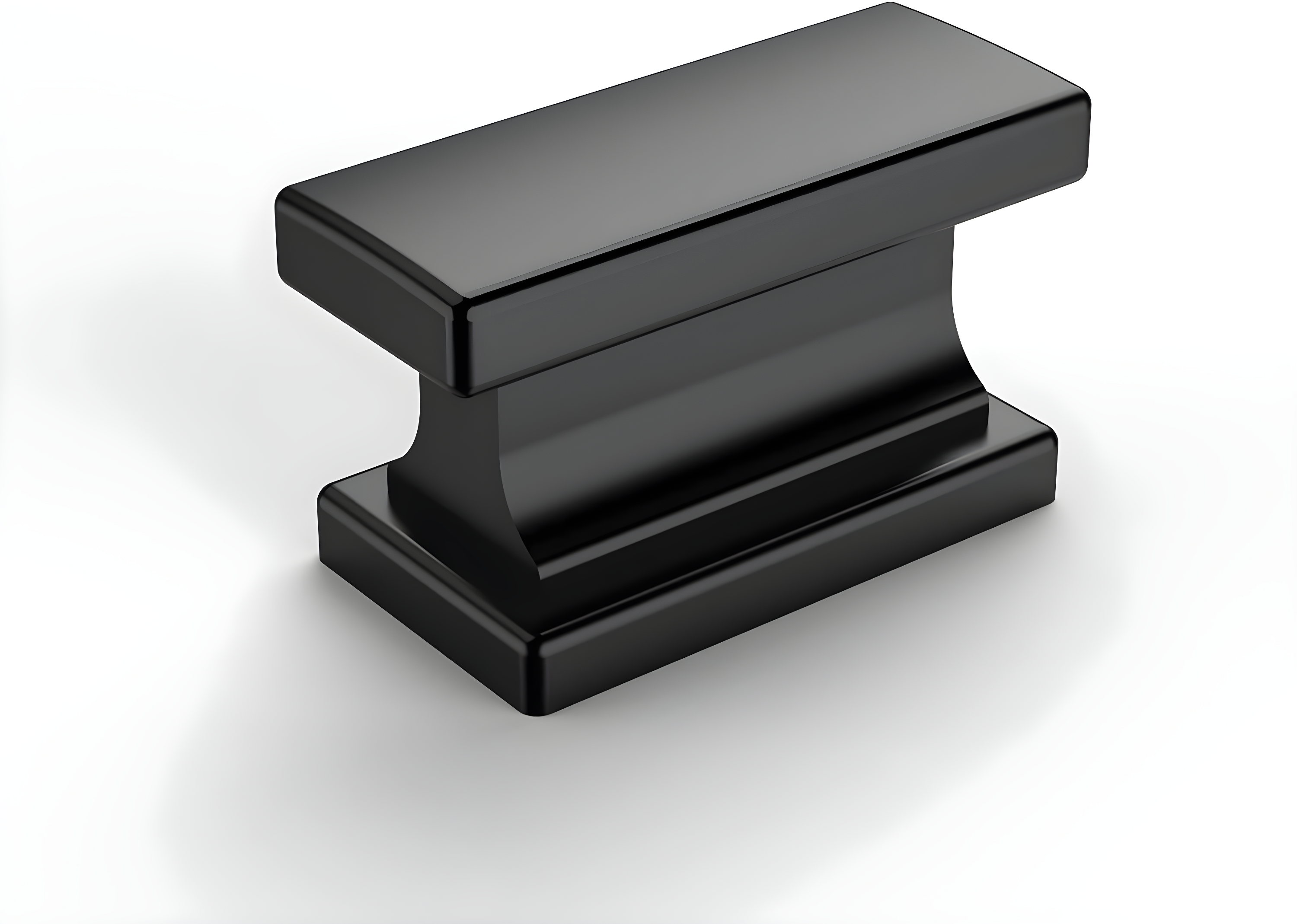 Black Cabinet Knobs - Modern Matte Black Drawer Knobs (1.14" - Kitchen, Dresser & Cupboard Closet)