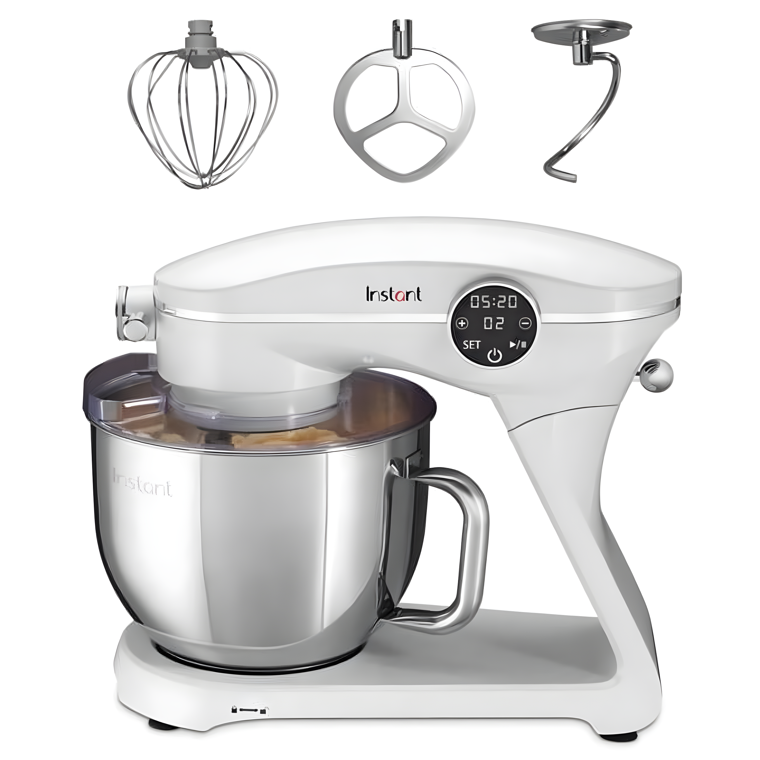Instant Pot 7.4 QT Stand Mixer, Pearl