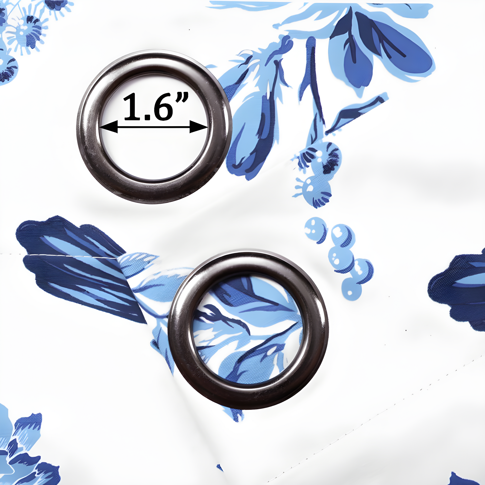 Lush Decor Farmhouse Bird And Flower Polyester Curtain Pair (Set of 2)
