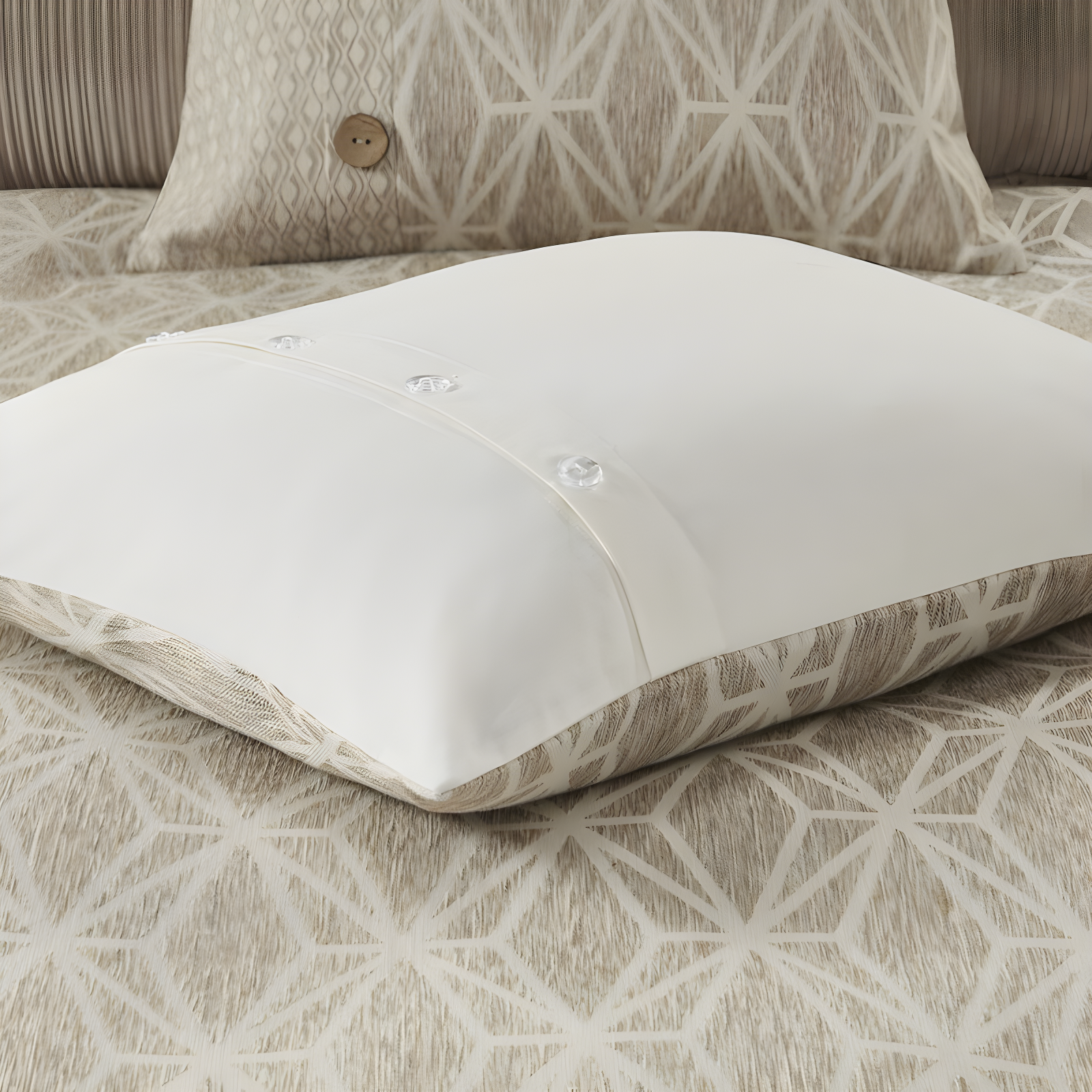 Madison Park Signature Madison Park Signature Grace Geometric Oversized Jacquard Comforter Set