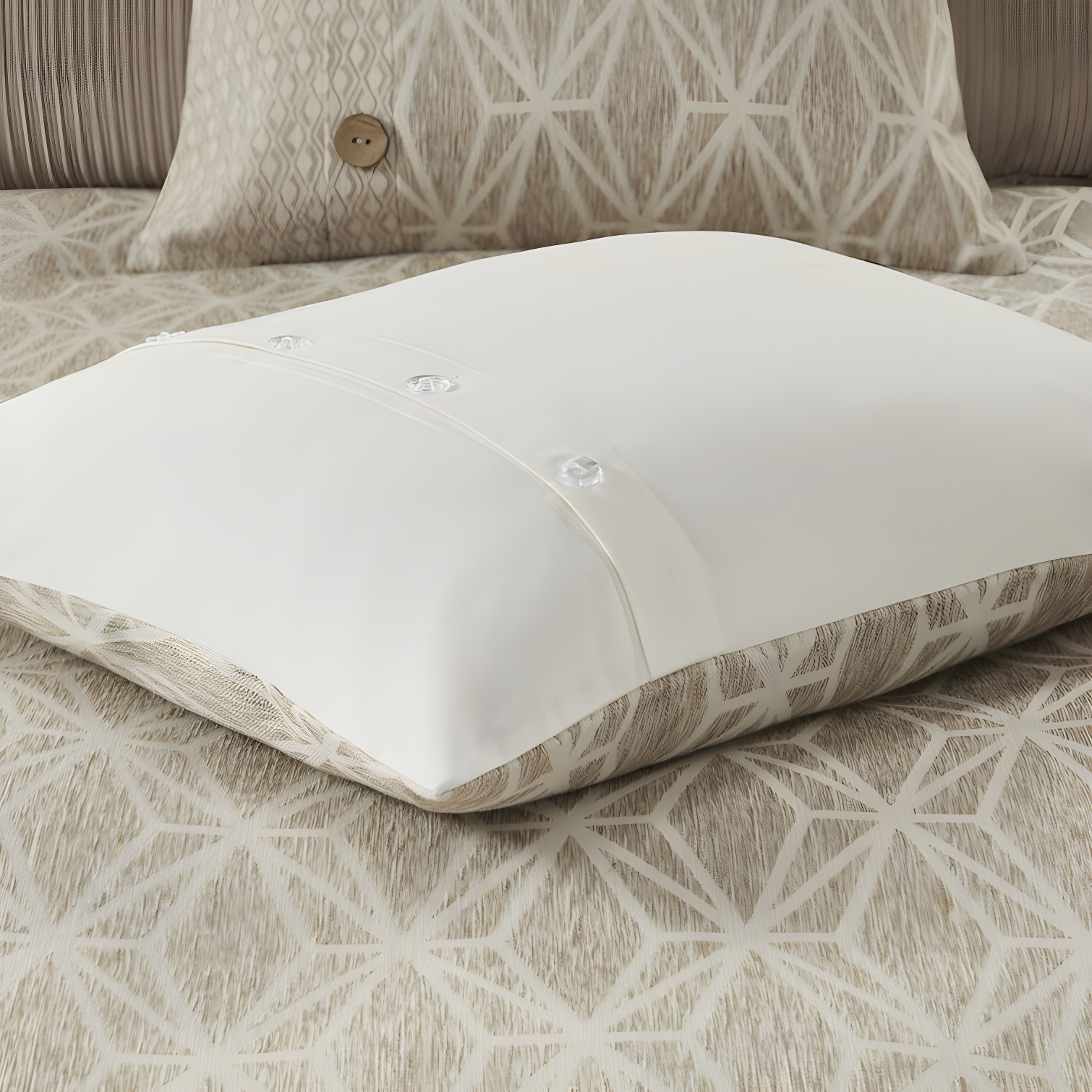 Madison Park Signature Madison Park Signature Grace Geometric Oversized Jacquard Comforter Set