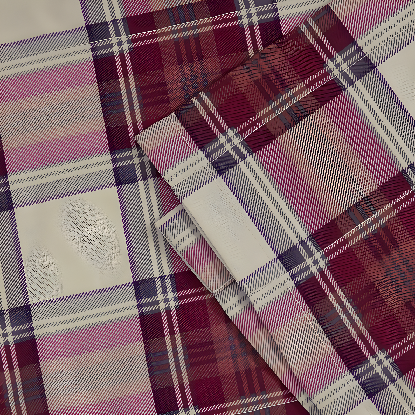 Eddie Bauer Edgewood Plaid Red Pole Top Window Valance