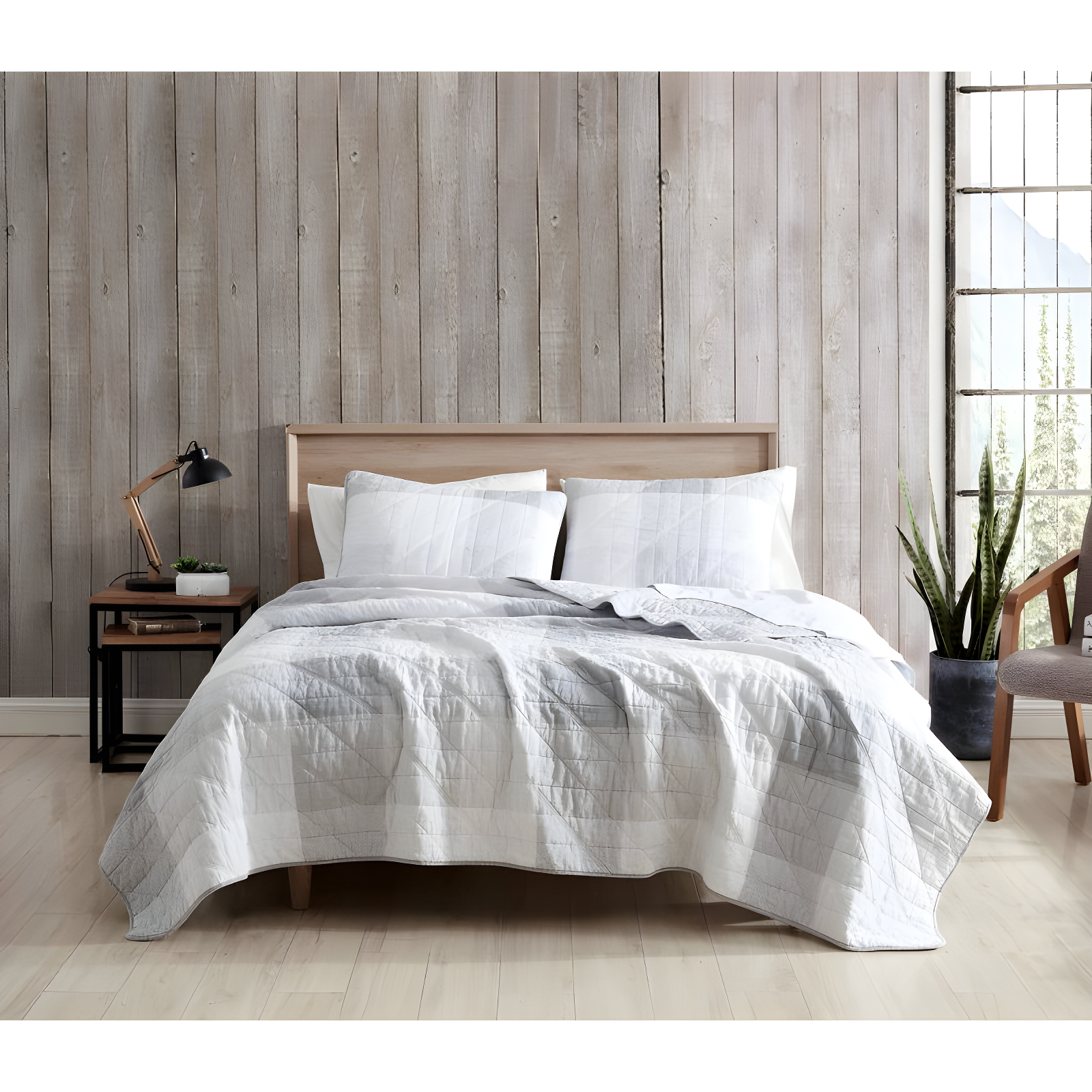 Eddie Bauer Boulder Plaid Cotton Green Quilt Set & Reviews | Wayfair