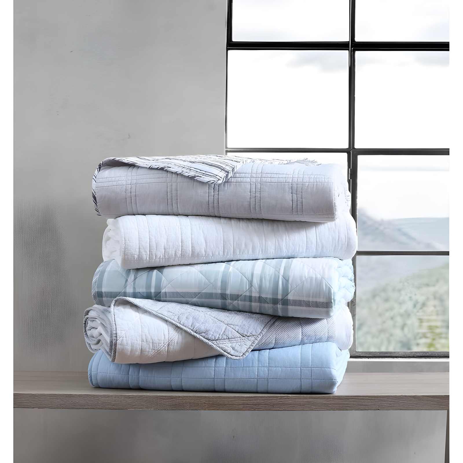 Eddie Bauer Boulder Plaid Cotton Green Quilt Set & Reviews | Wayfair