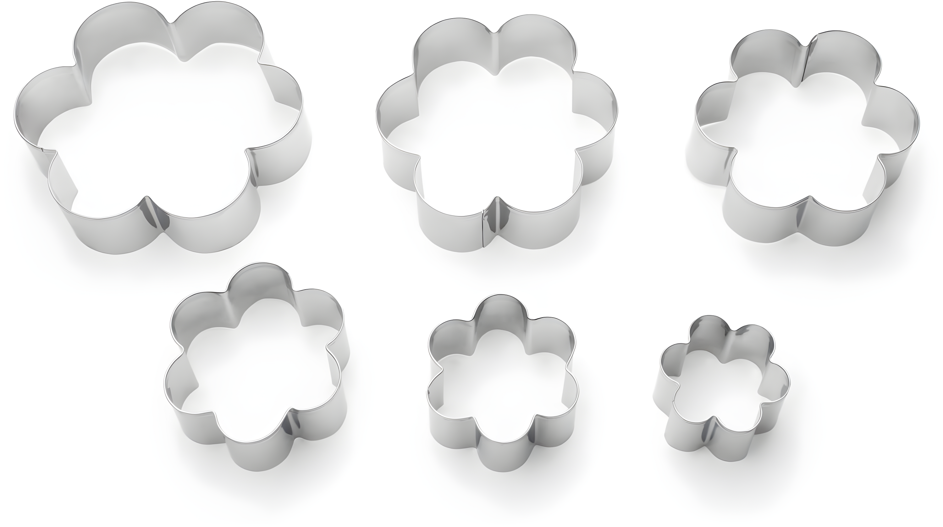 Fox Run Brands Fox Run Brands 6 Piece Flower Cookie Cutter Set
