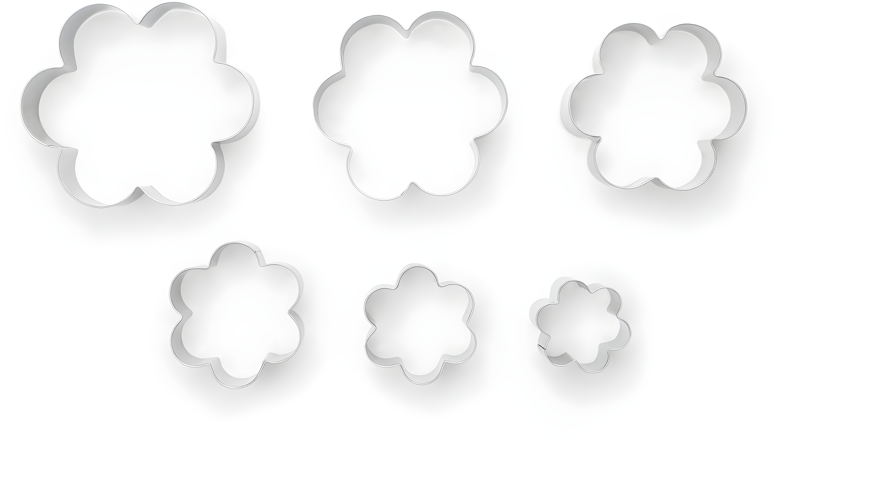 Fox Run Brands Fox Run Brands 6 Piece Flower Cookie Cutter Set