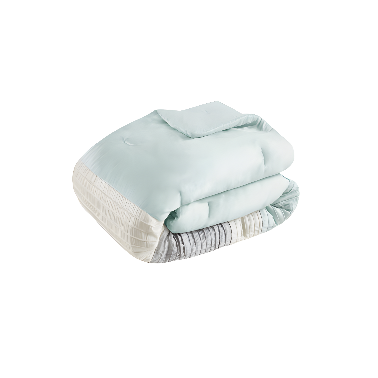 Madison Park Amherst 7 Piece Striped and Pleated Comforter Set