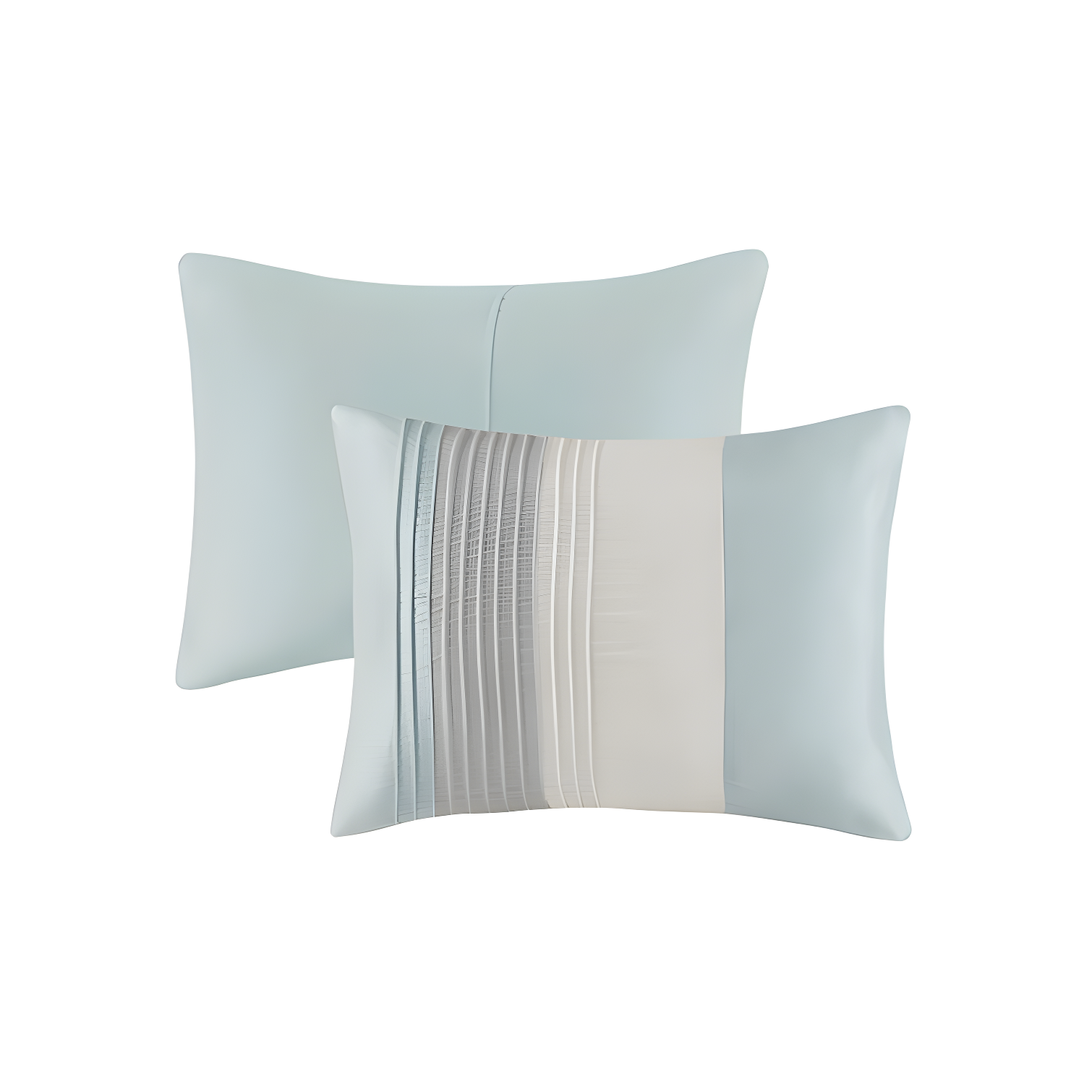 Madison Park Amherst 7 Piece Striped and Pleated Comforter Set