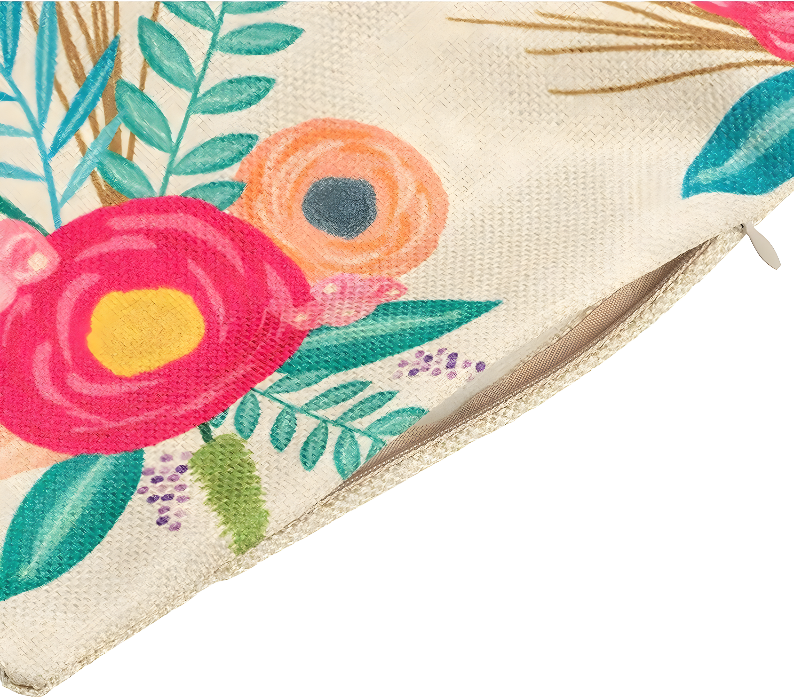 Juvale Set of 4 Happy Spring Decorative Pillow Case Cushion Covers for Easter, 4 Designs, 17 x 17 in