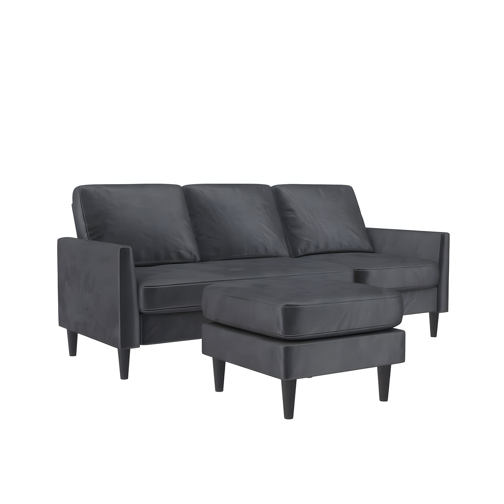 Winston 81.5" Wide Reversible Sofa & Chaise with Ottoman