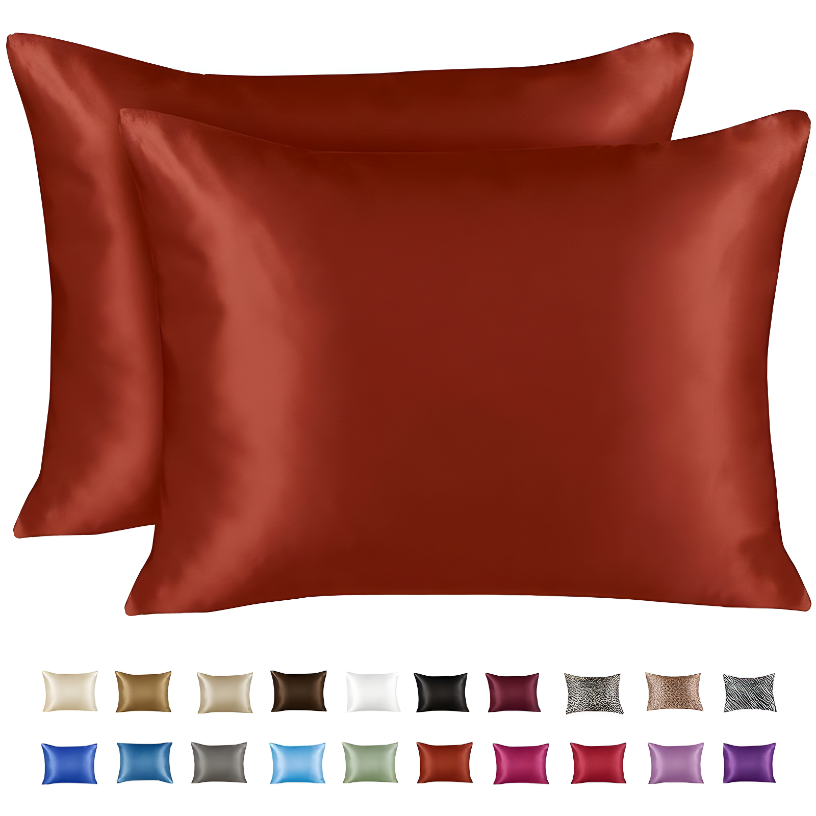 Shopbedding Blissford Satin Pillowcase with Zipper