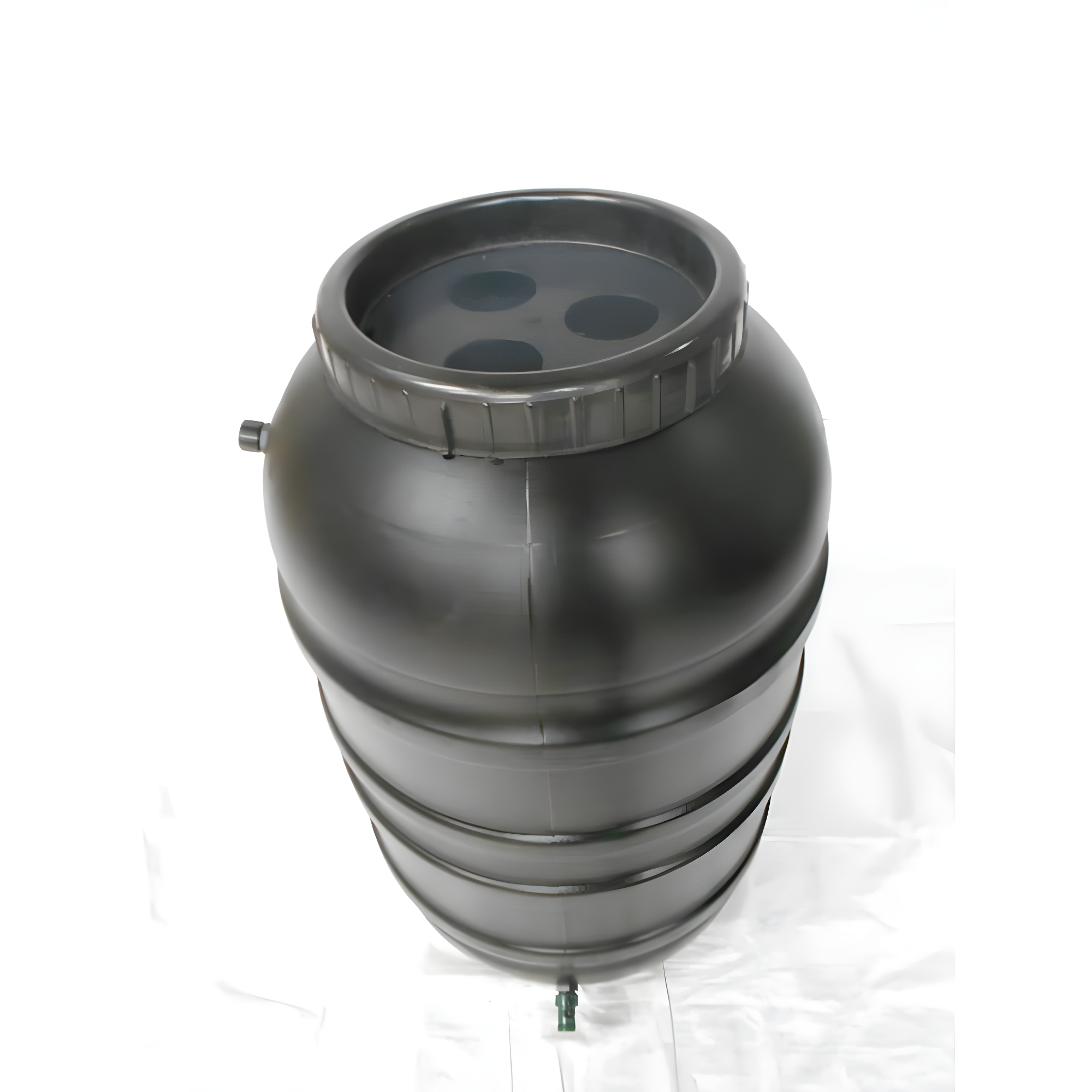 UpCycle Products 55 Gallon Black Rain Barrel