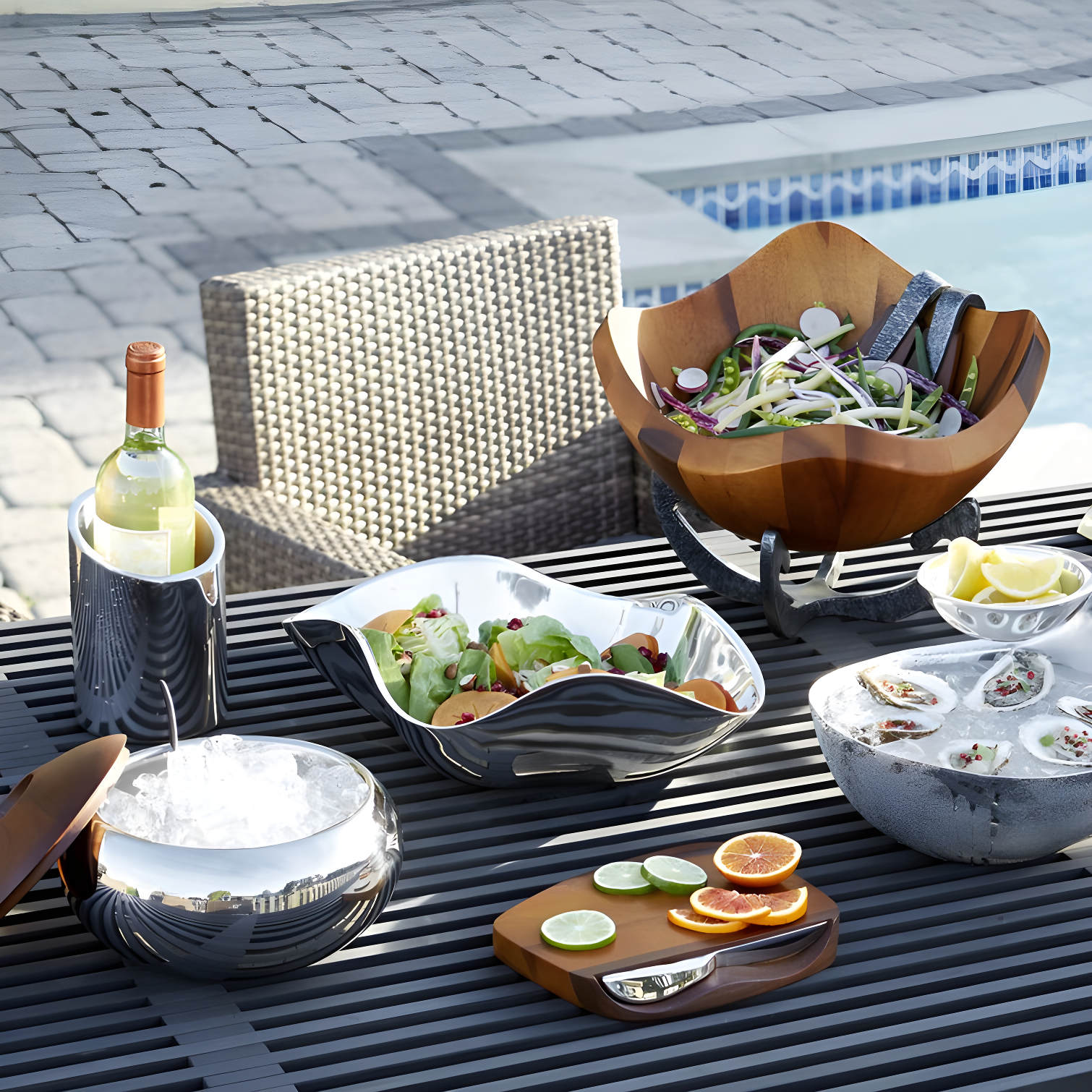 Nambe Tilt Wine Chiller