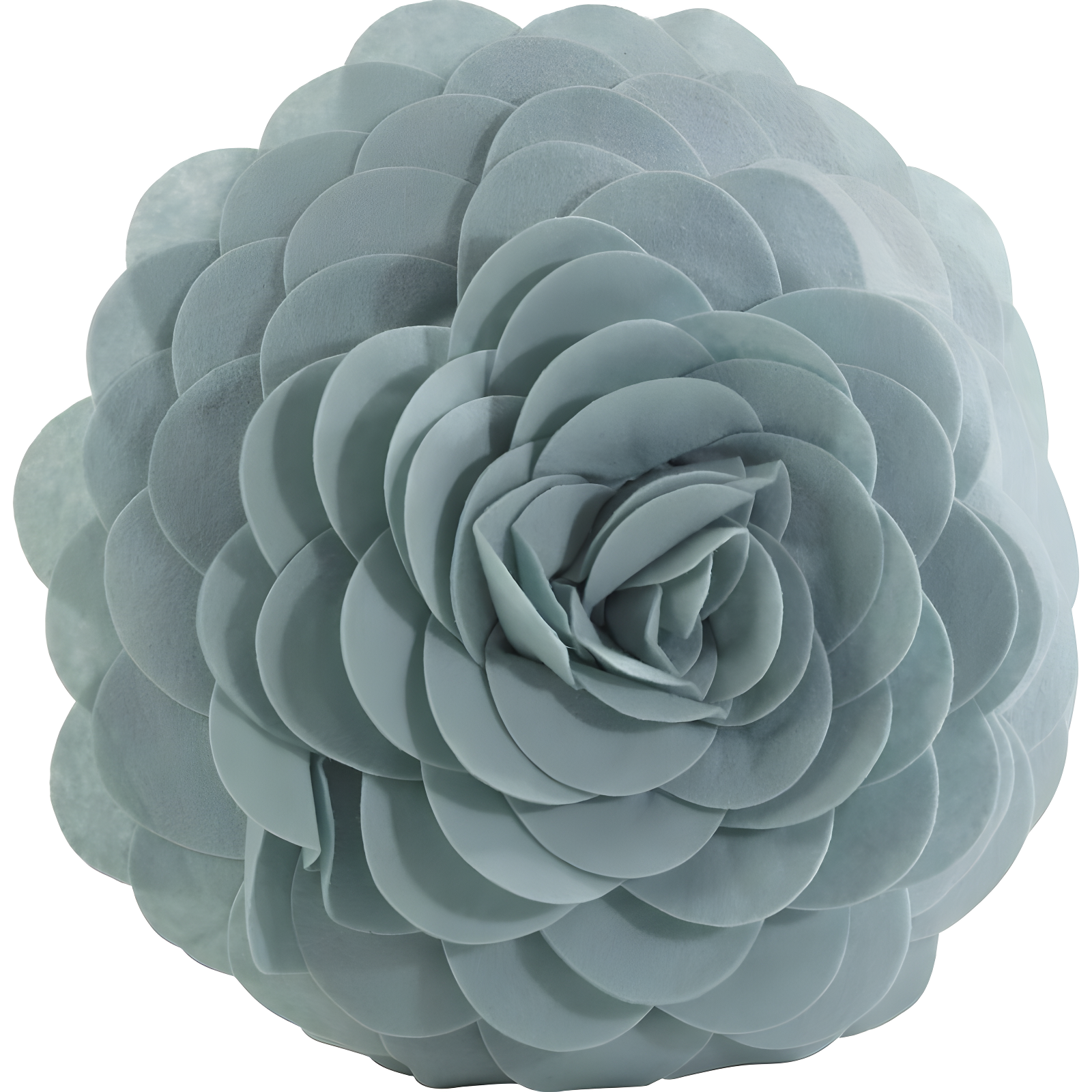 Saro Felt Collection Appliqued Felt Throw Pillow