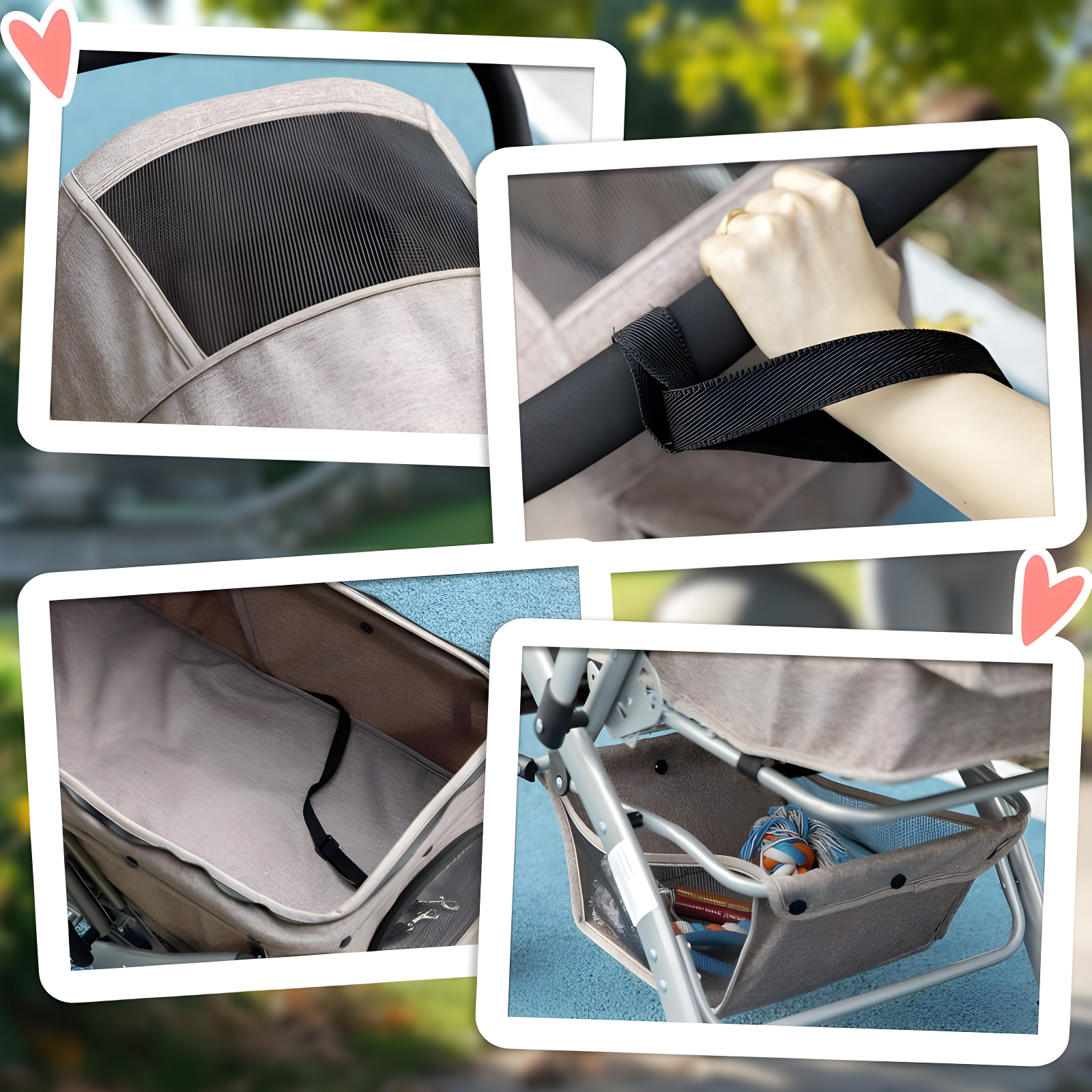 Erie Foldable Pet Stroller