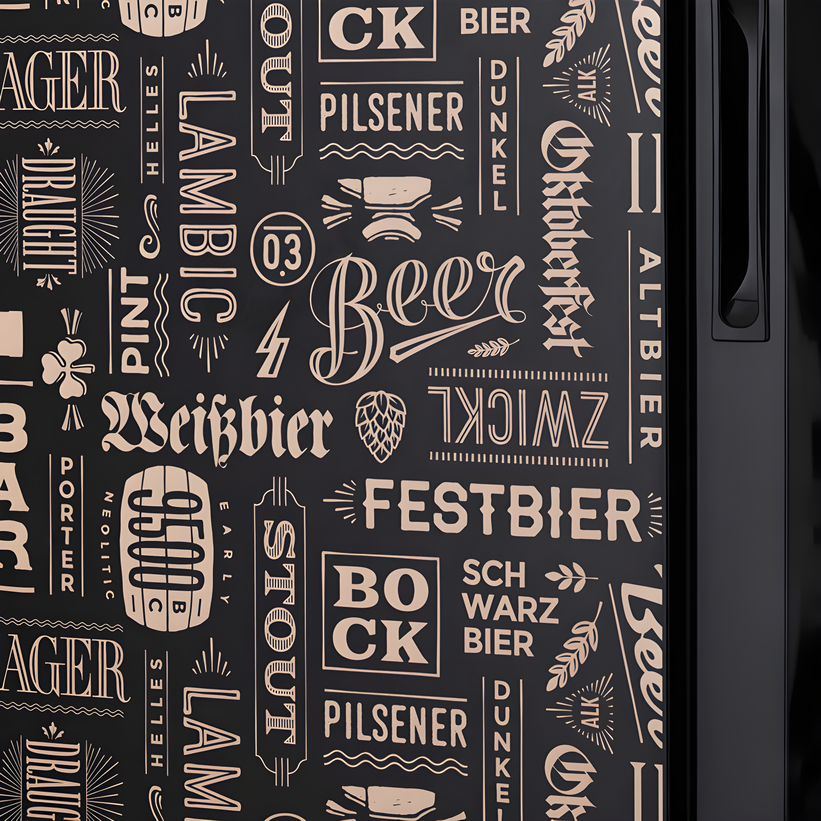 Newair Newair Custom Designed Freestanding 126 Can Beer Fridge with SplitShelf
