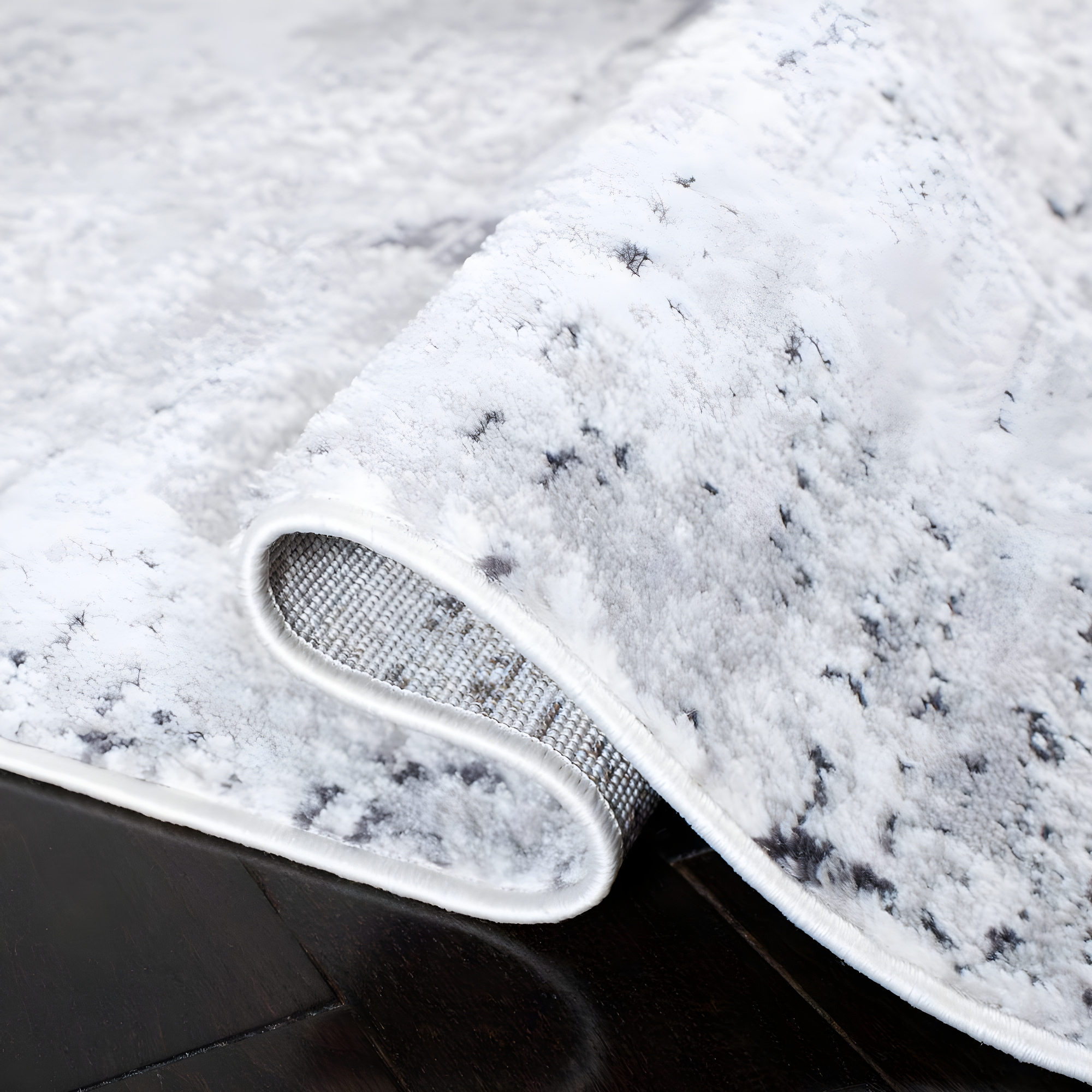 SAFAVIEH Amelia Alastar Abstract Distressed Area Rug, Grey/Ivory, 6'7" x 6'7" Square