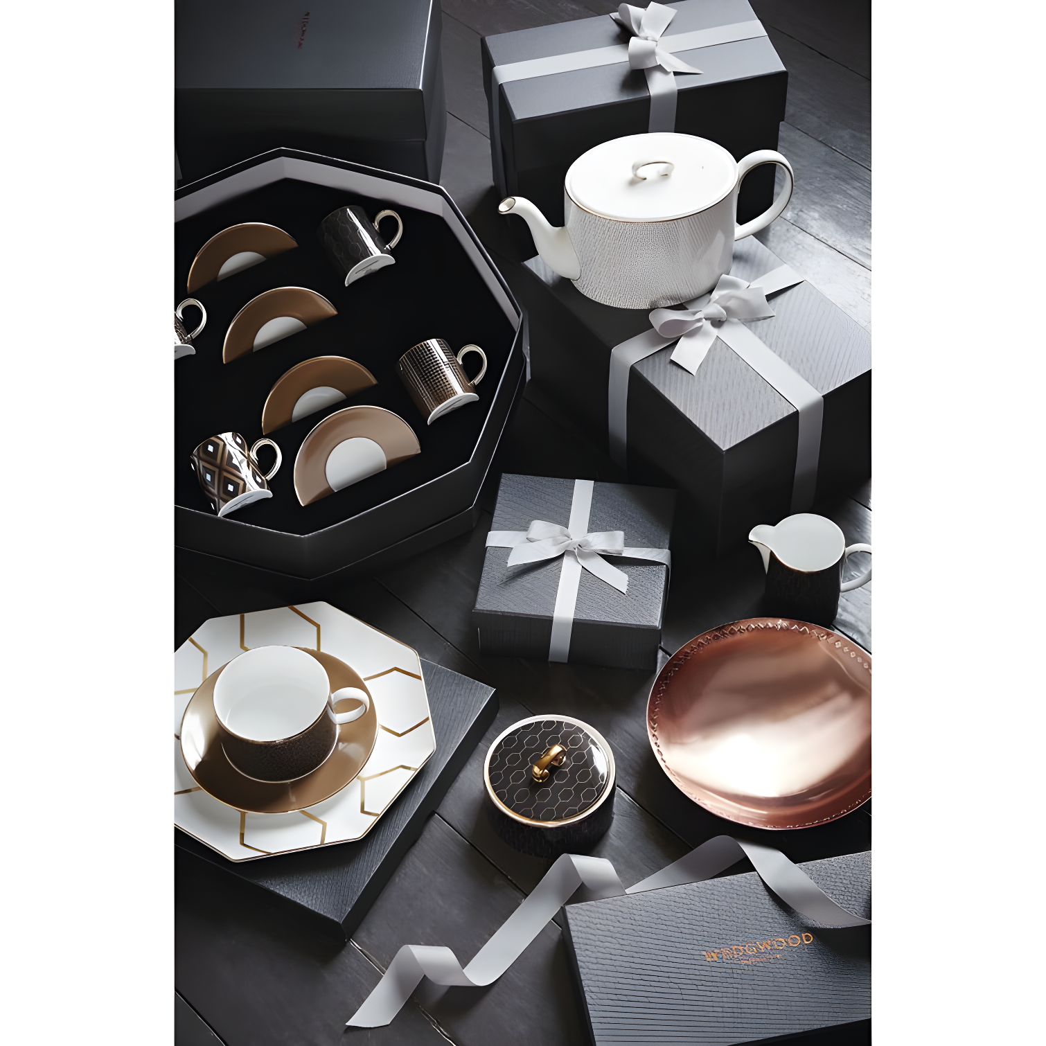 Wedgwood Gio Gold Teapot | Wayfair