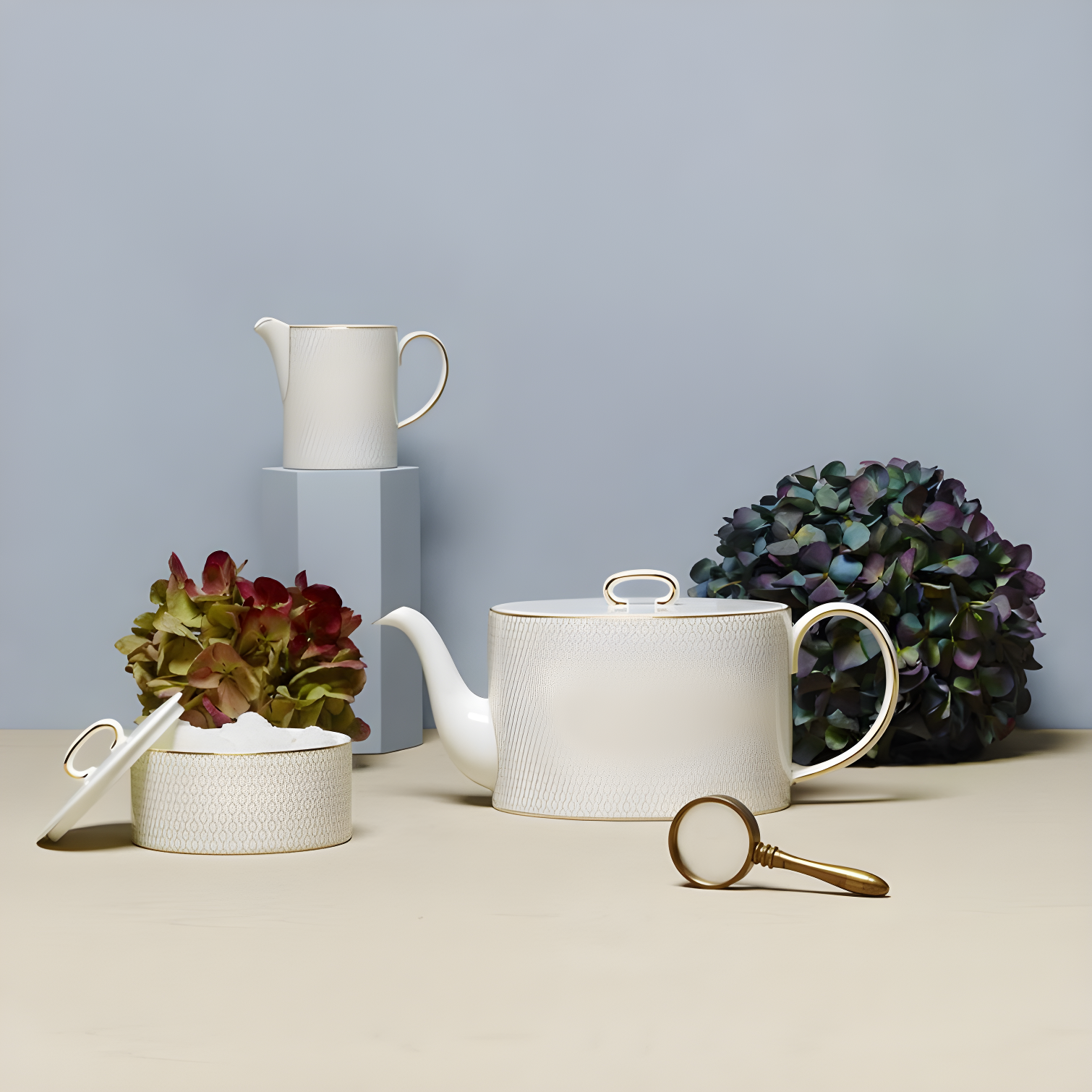 Wedgwood Gio Gold Teapot | Wayfair