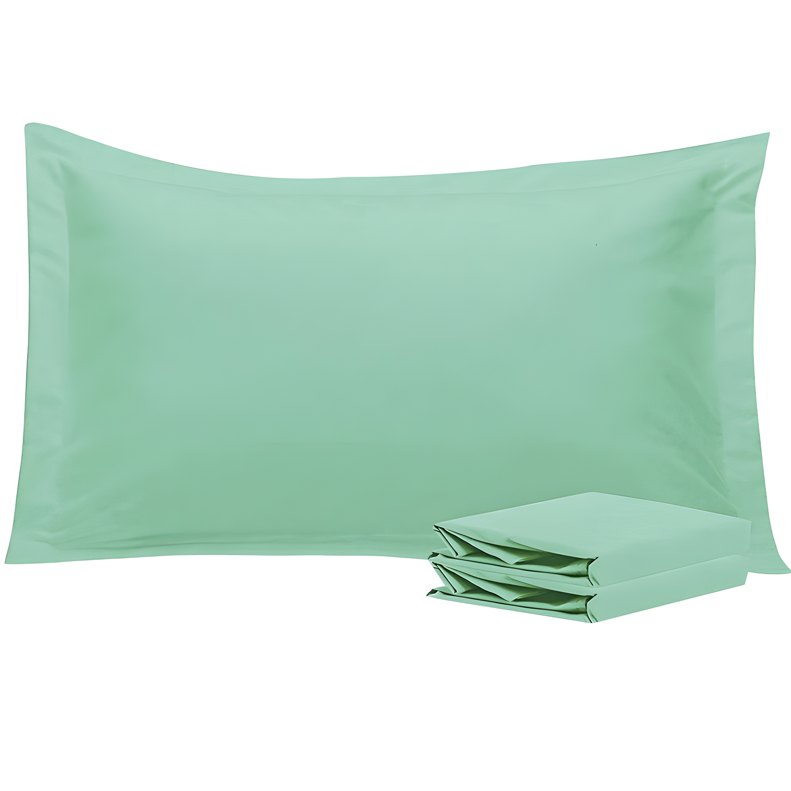Bed Pillow Shams, 1800 Brushed Microfiber Oxford Pillowcases - NTBAY (Set of 2)