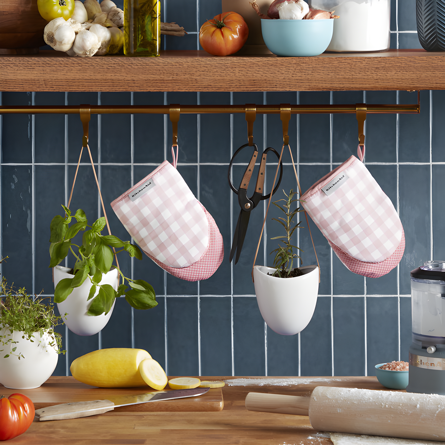 KitchenAid® KitchenAid Gingham Mini Oven Mitt 2-Pack Set (Set of 2)