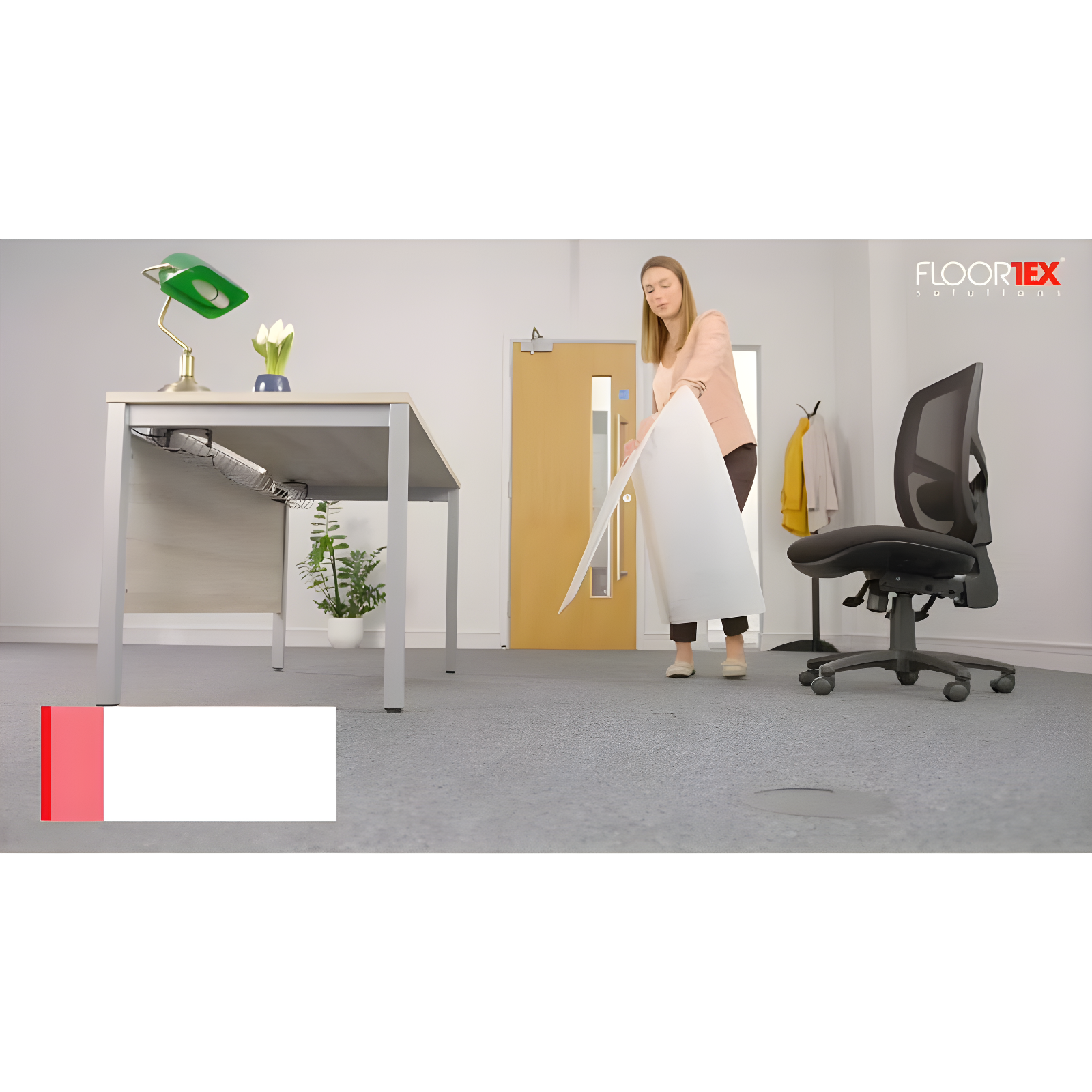 Floortex® Cleartex  Revolutionmat Polypropylene Rectangular Chair Mat for Carpets