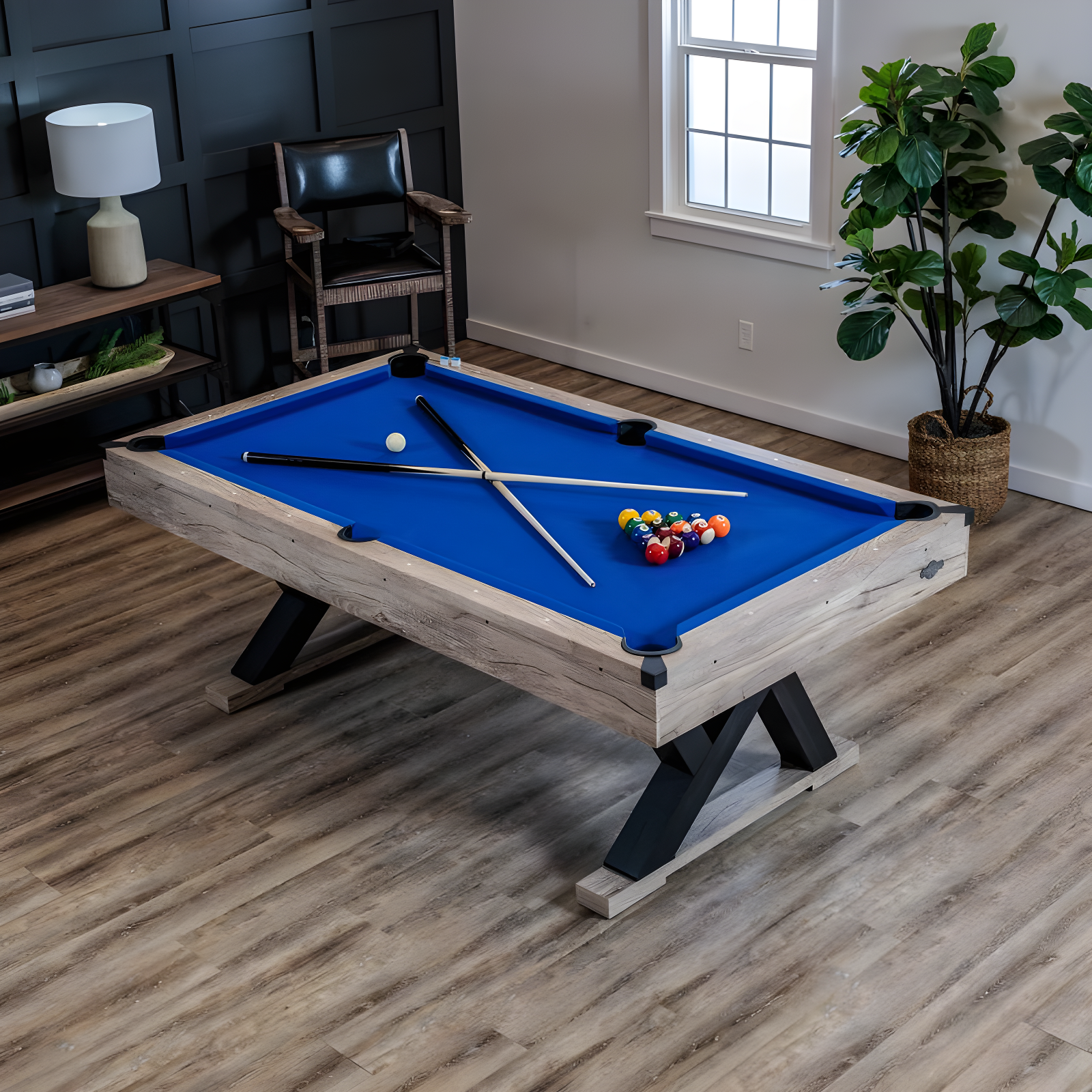 Kirkwood Pool Table - Rustic, Modern Design