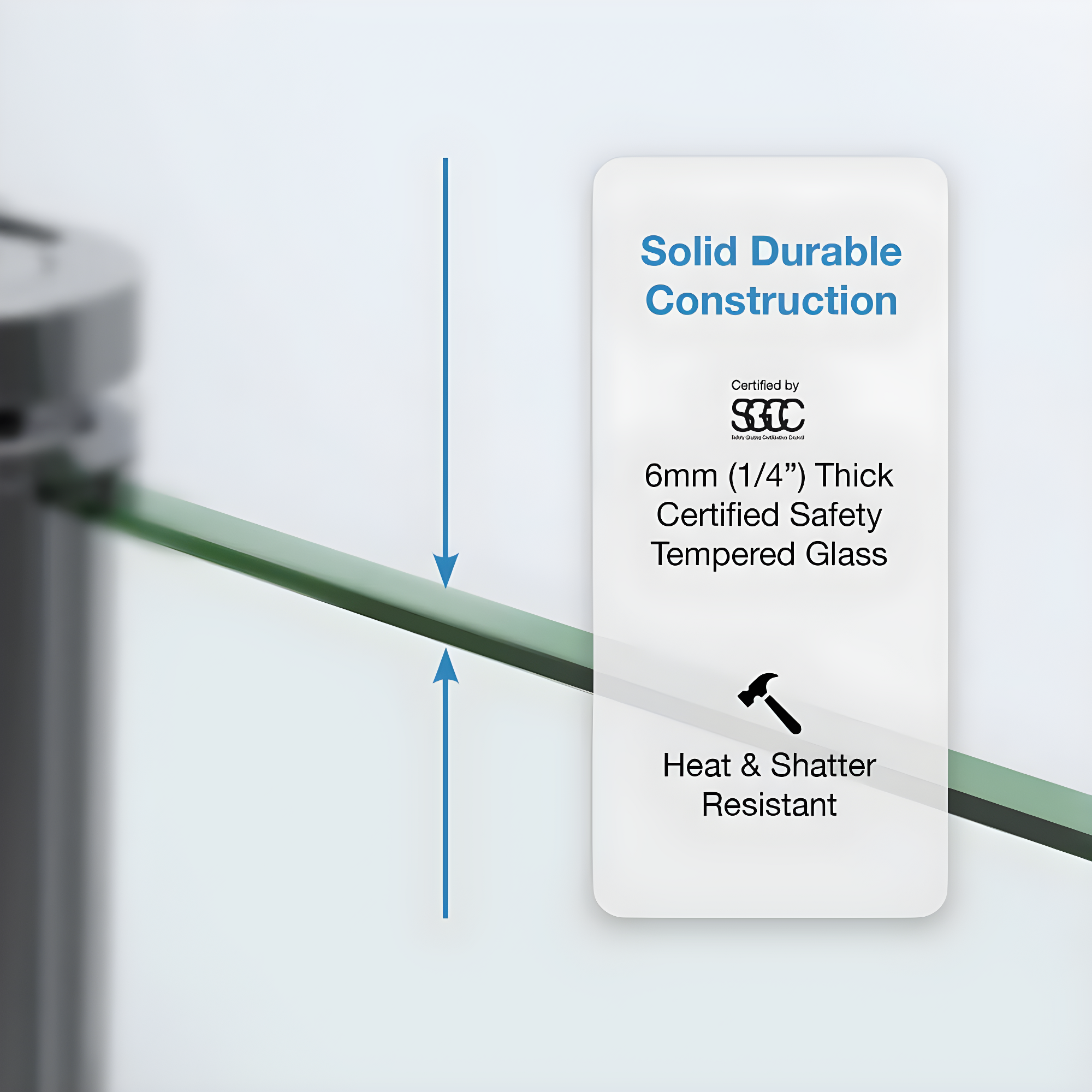 OVE Decors Breeze Premium 33 in. Framed Round Shower Kit w/ Clear Glass, Base