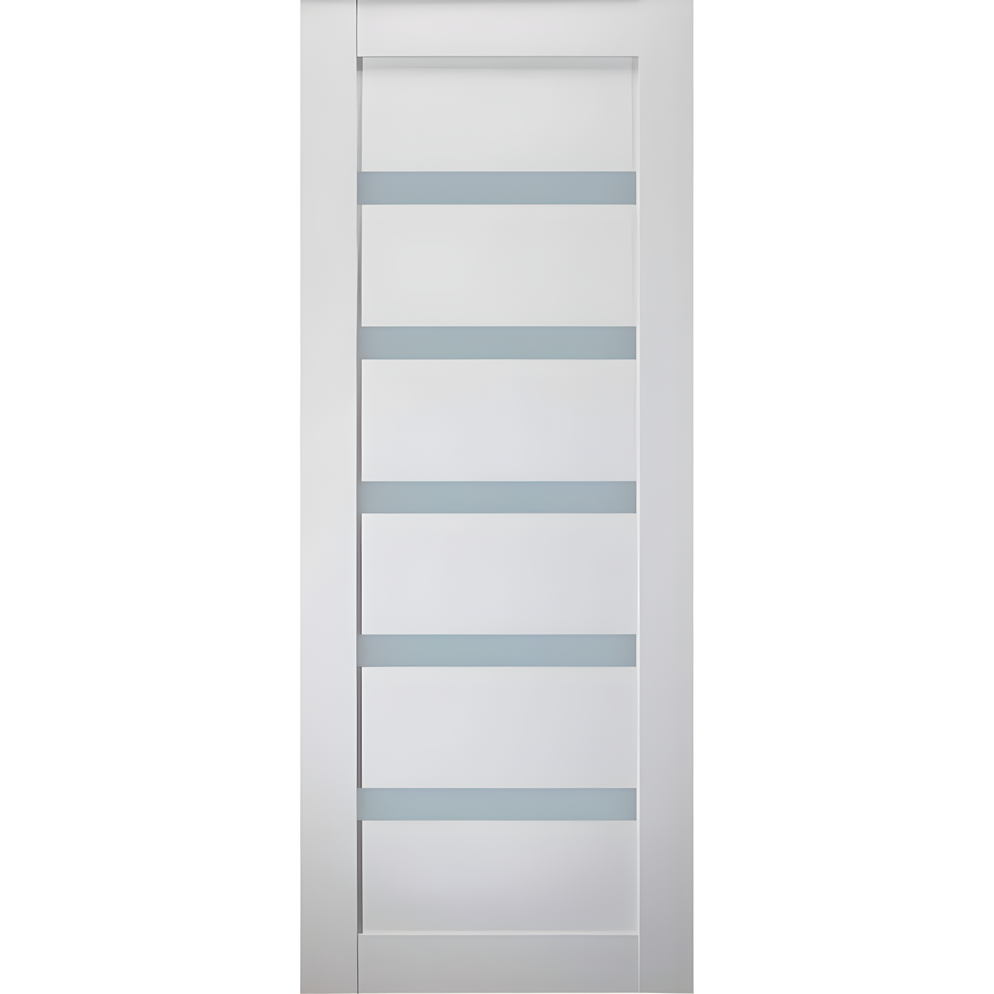 Leora Paneled Manufactured Wood and Glass Standard Door Slab