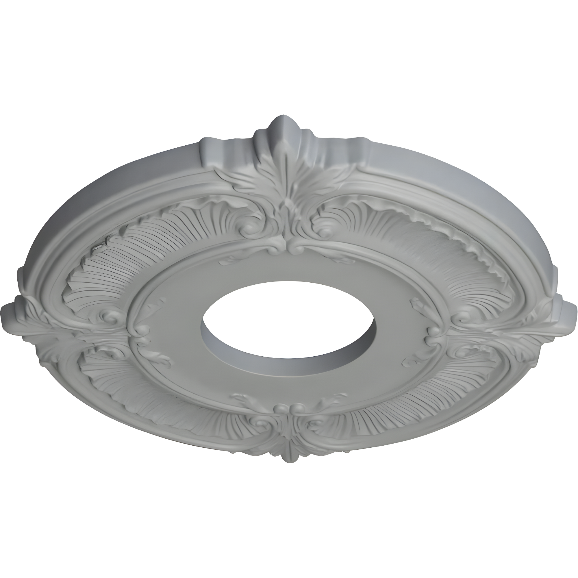 Ekena Millwork 12 3/4"OD x 4"ID x 1/2"P Attica Ceiling Medallion (Fits Canopies up to 4")
