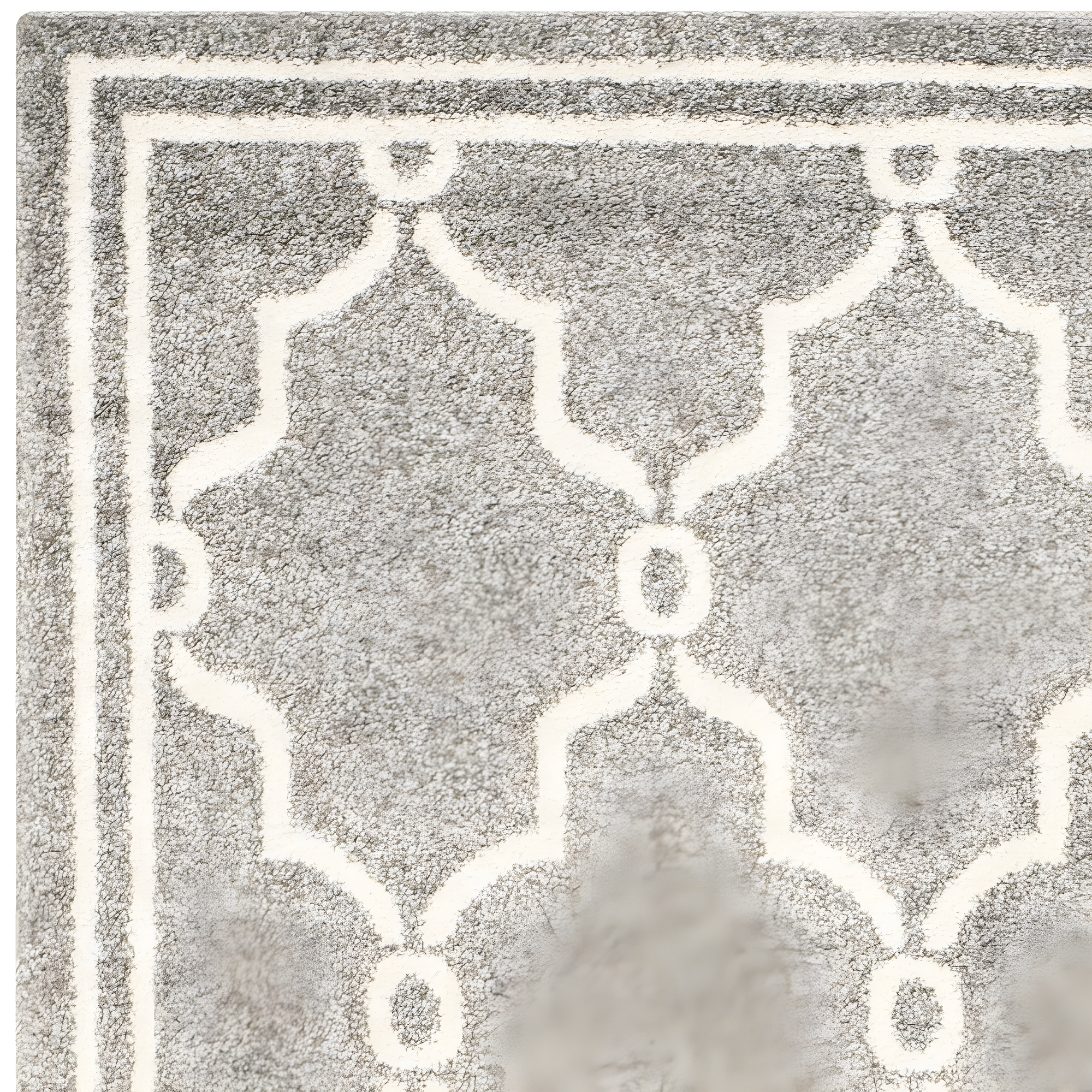 Amherst AMT414 Power Loomed Indoor Area Rug - Dark Grey/Beige - 5'3"x8' - Safavieh