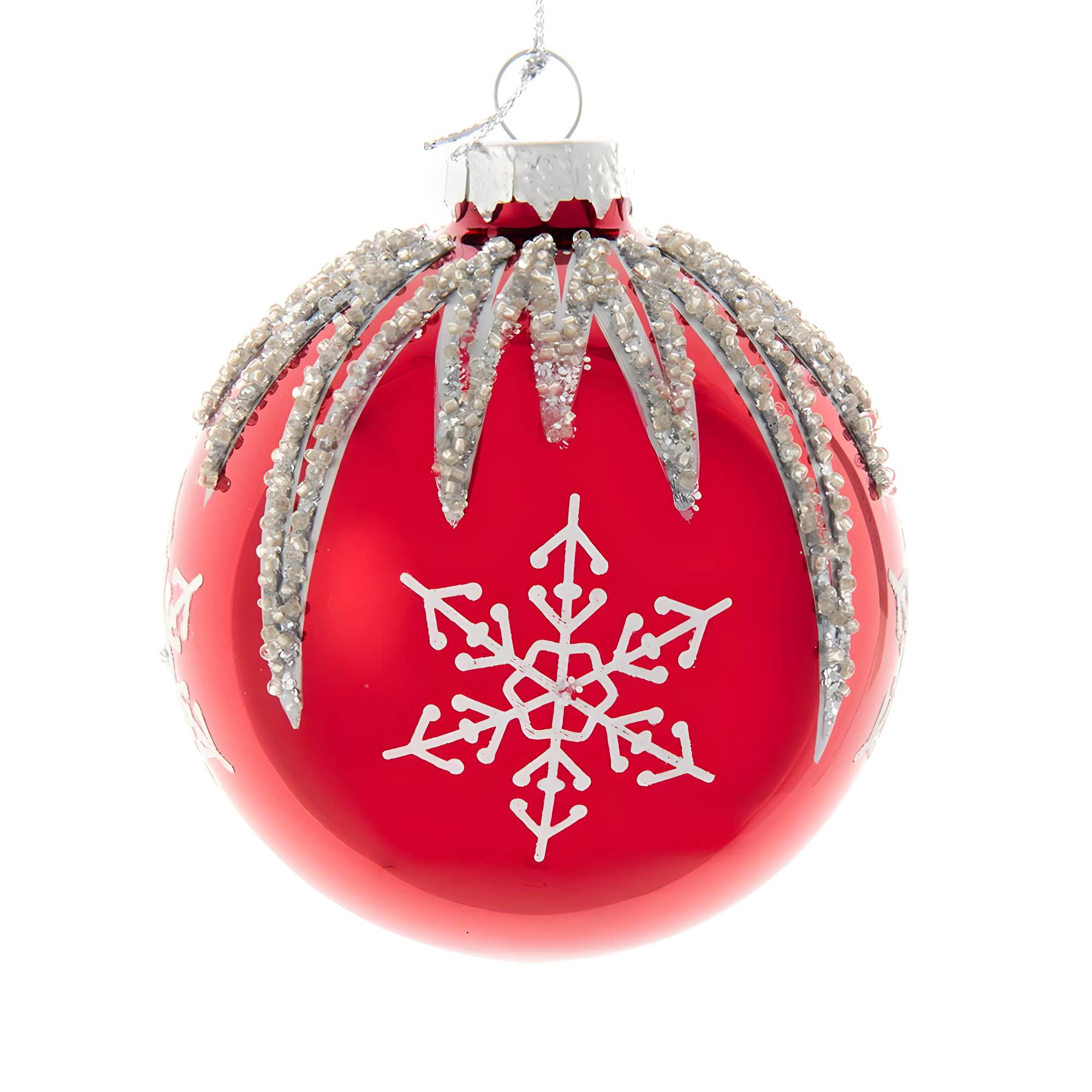 Kurt Adler Glass Ball Ornament (Set of 6)