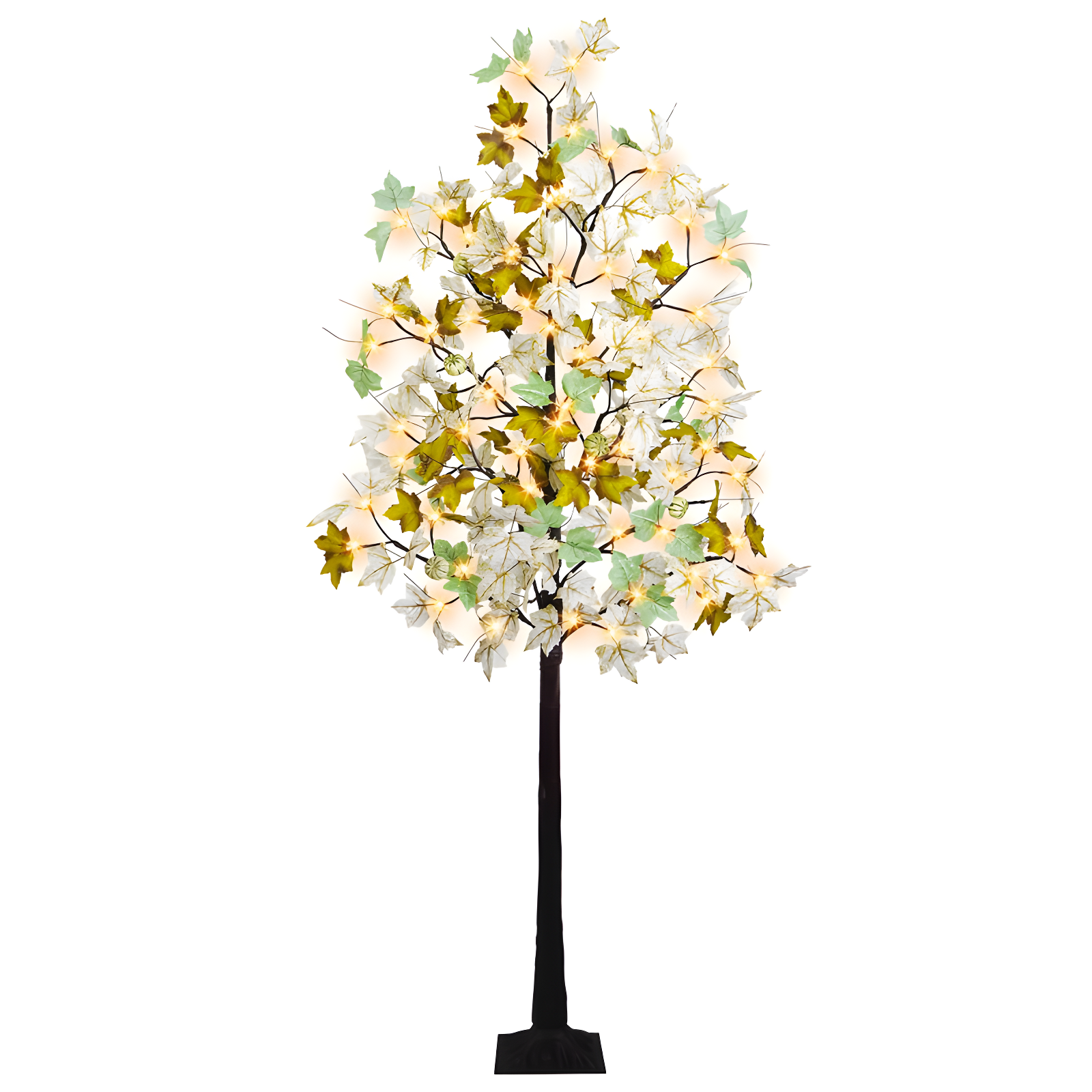 6FT Fall Light Up Tree with 96 LEDs Lights