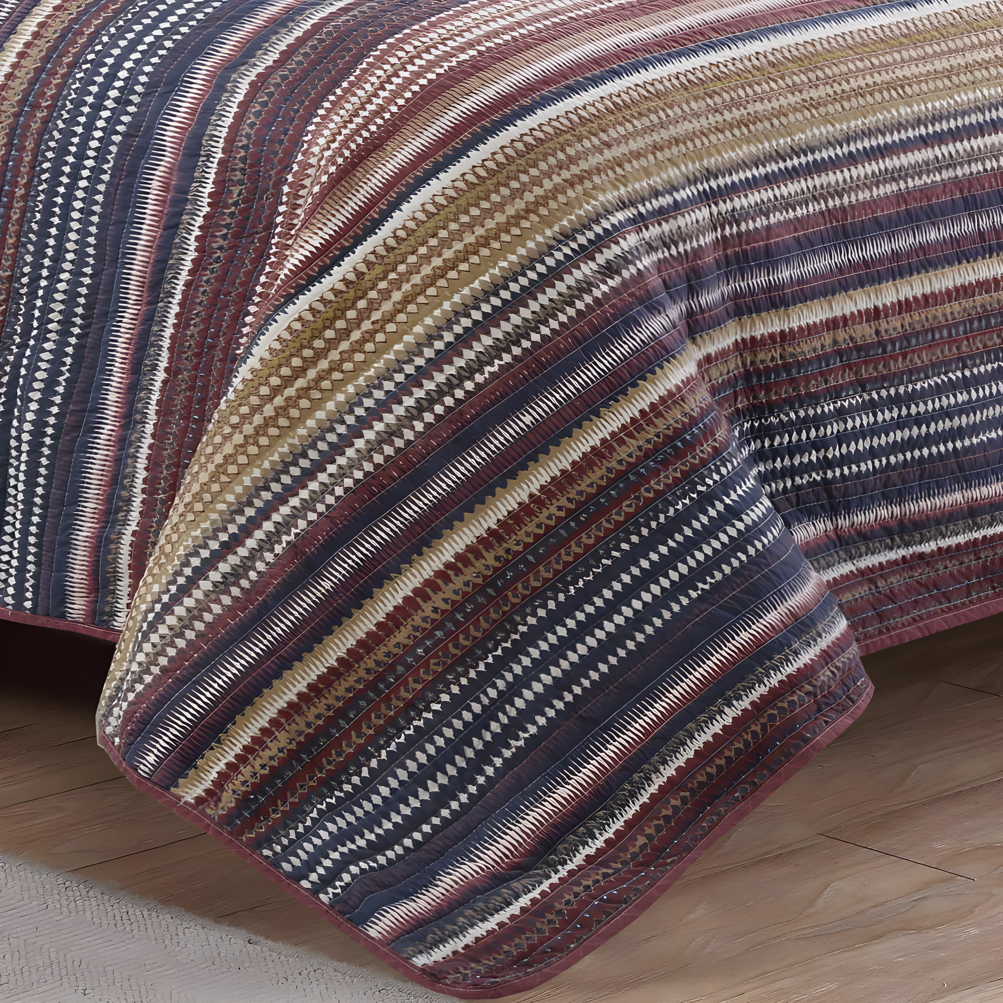 American Home Fashion Estate Collection Reversible Quilt Set